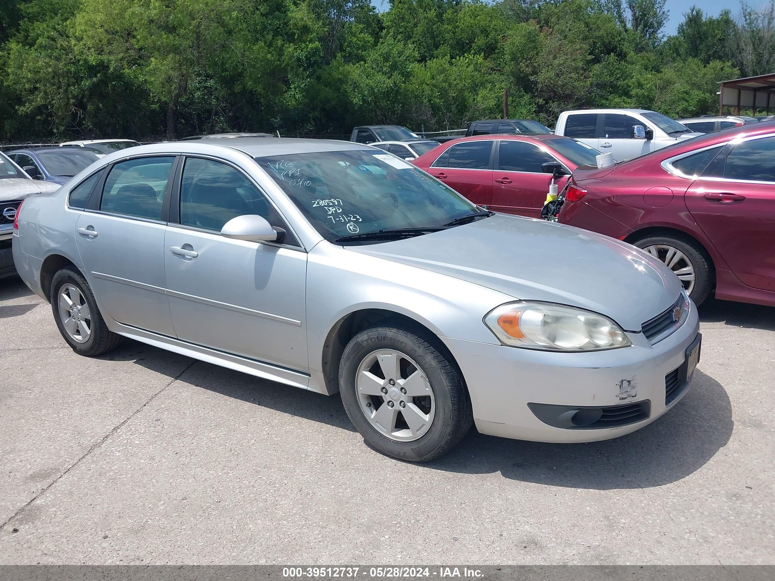 CHEVROLET IMPALA 2010 2g1wb5ekxa1144794