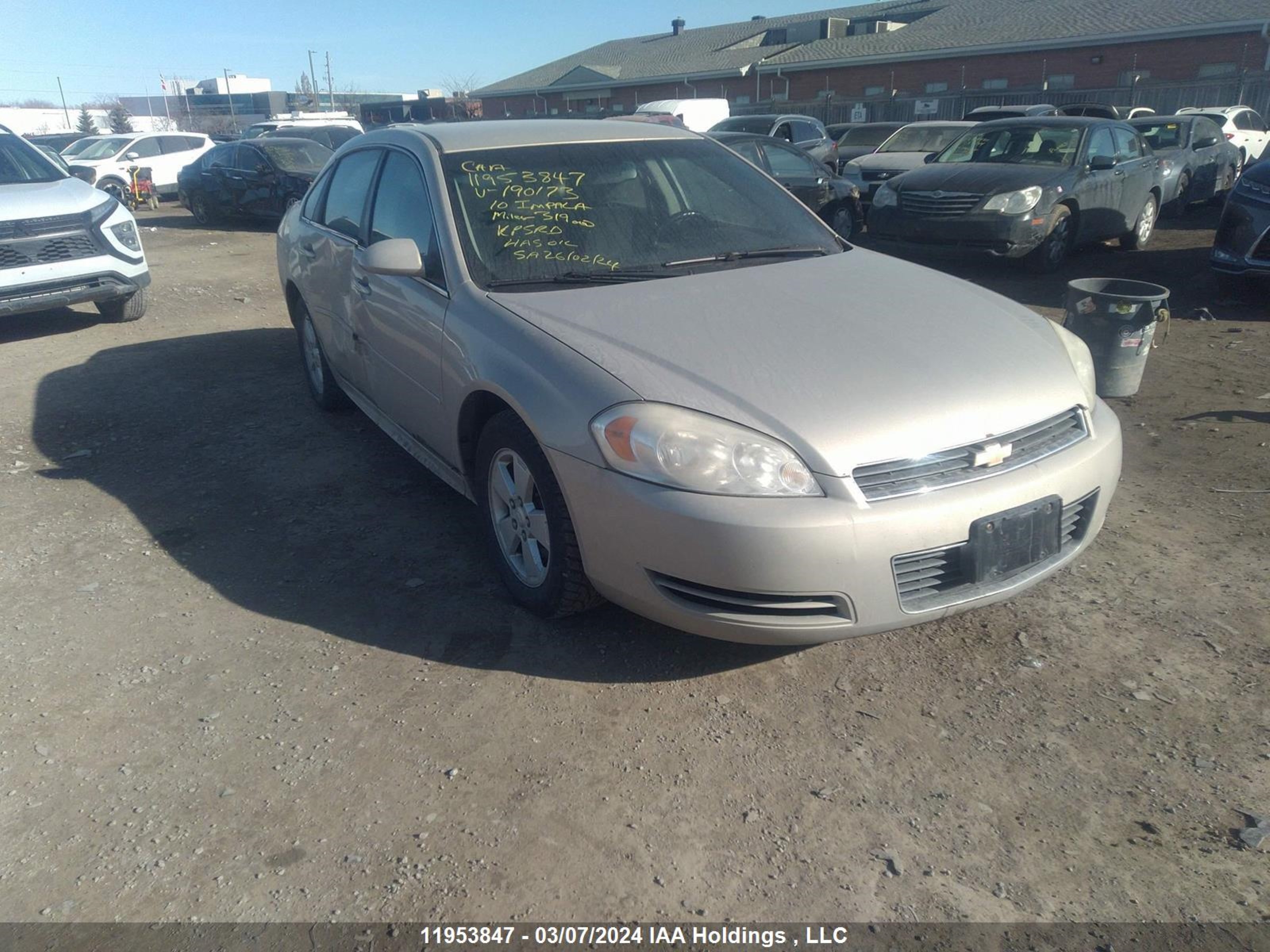 CHEVROLET IMPALA 2010 2g1wb5ekxa1190173