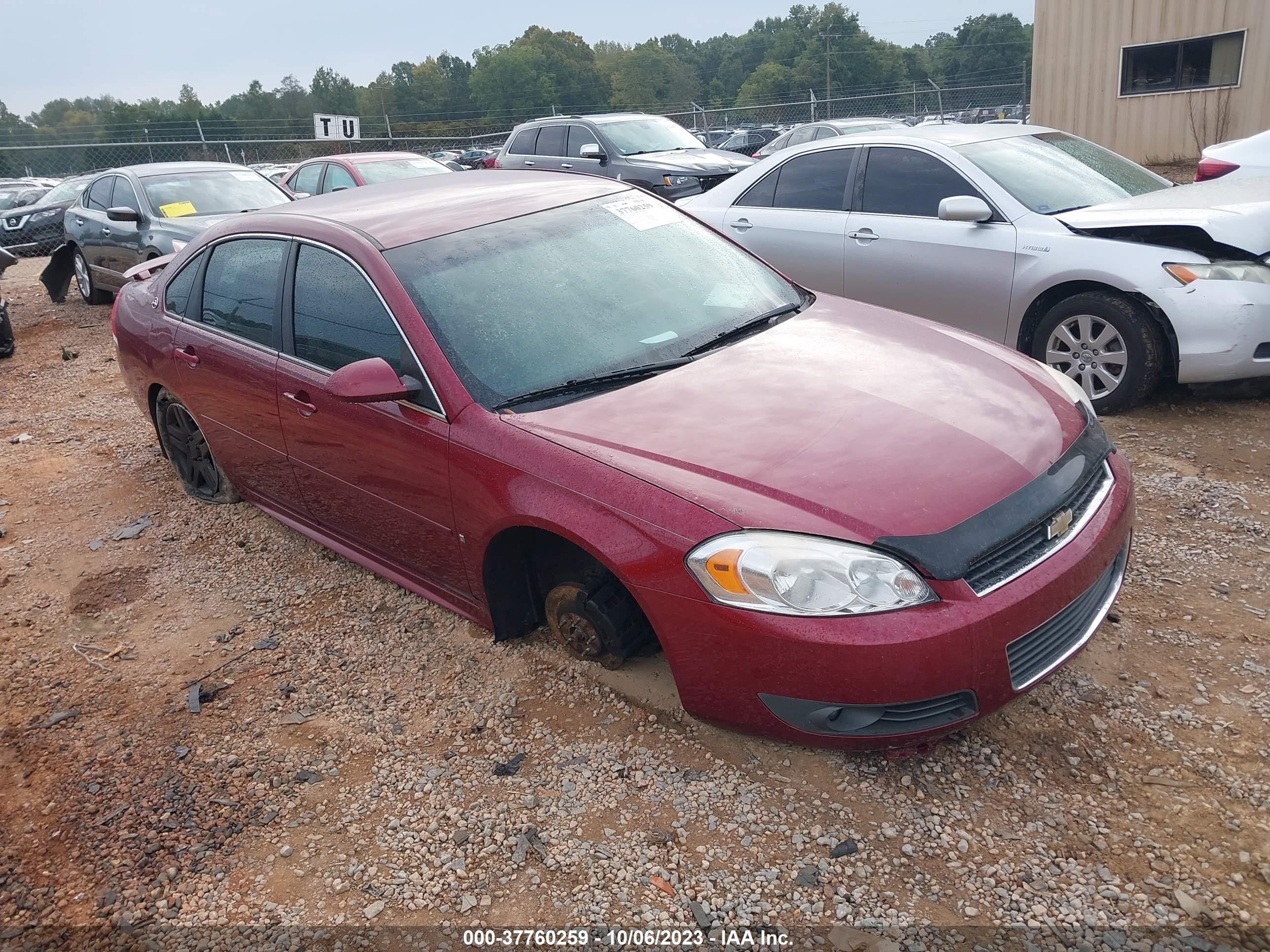 CHEVROLET IMPALA 2009 2g1wc57mx91247432