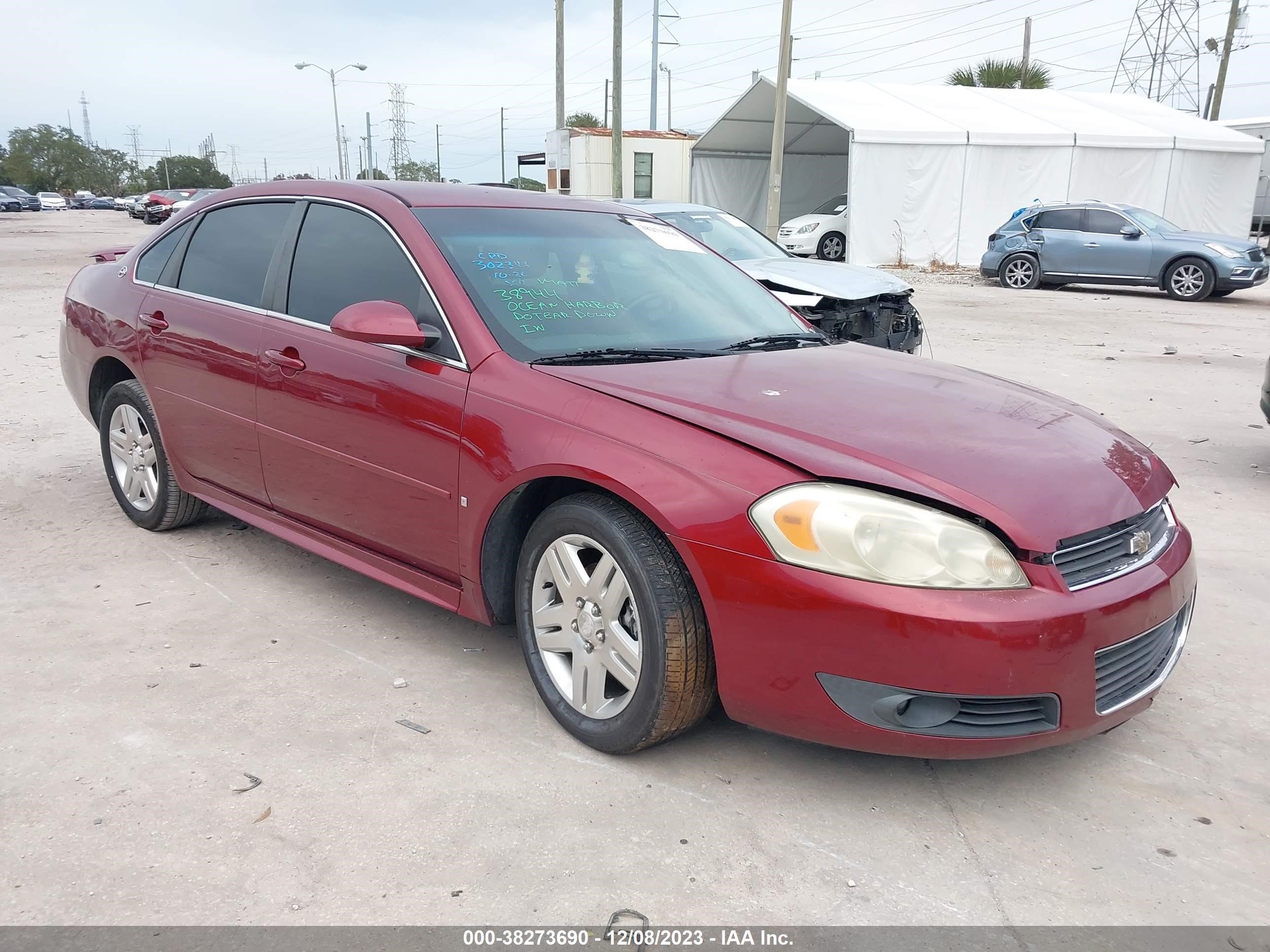 CHEVROLET IMPALA 2009 2g1wc57mx91325109