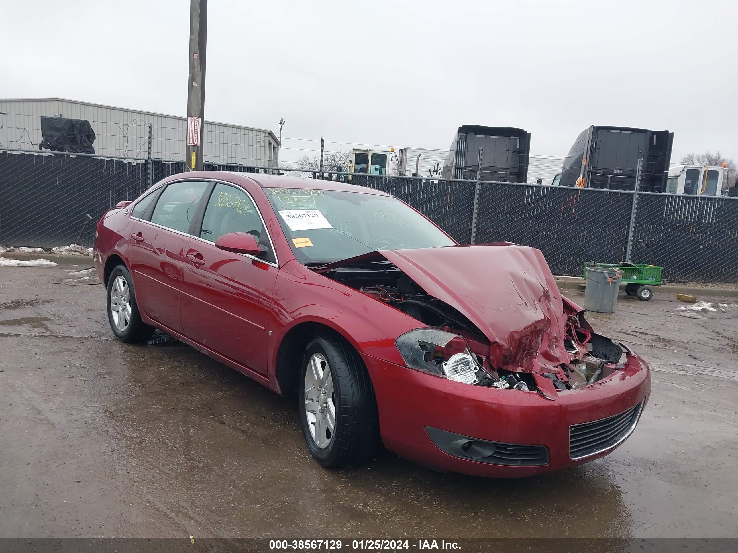 CHEVROLET IMPALA 2008 2g1wc583389256995