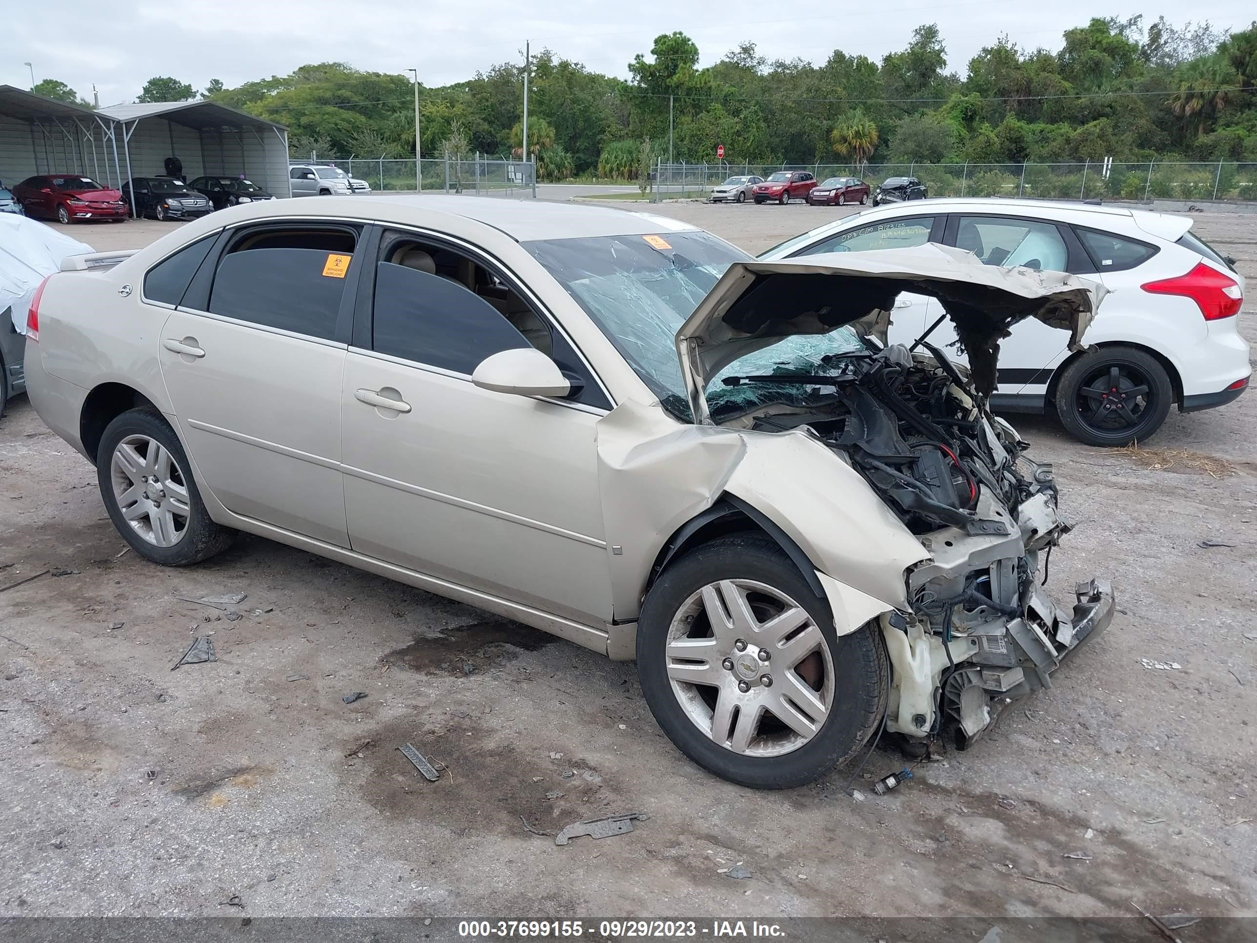 CHEVROLET IMPALA 2008 2g1wc583789203782