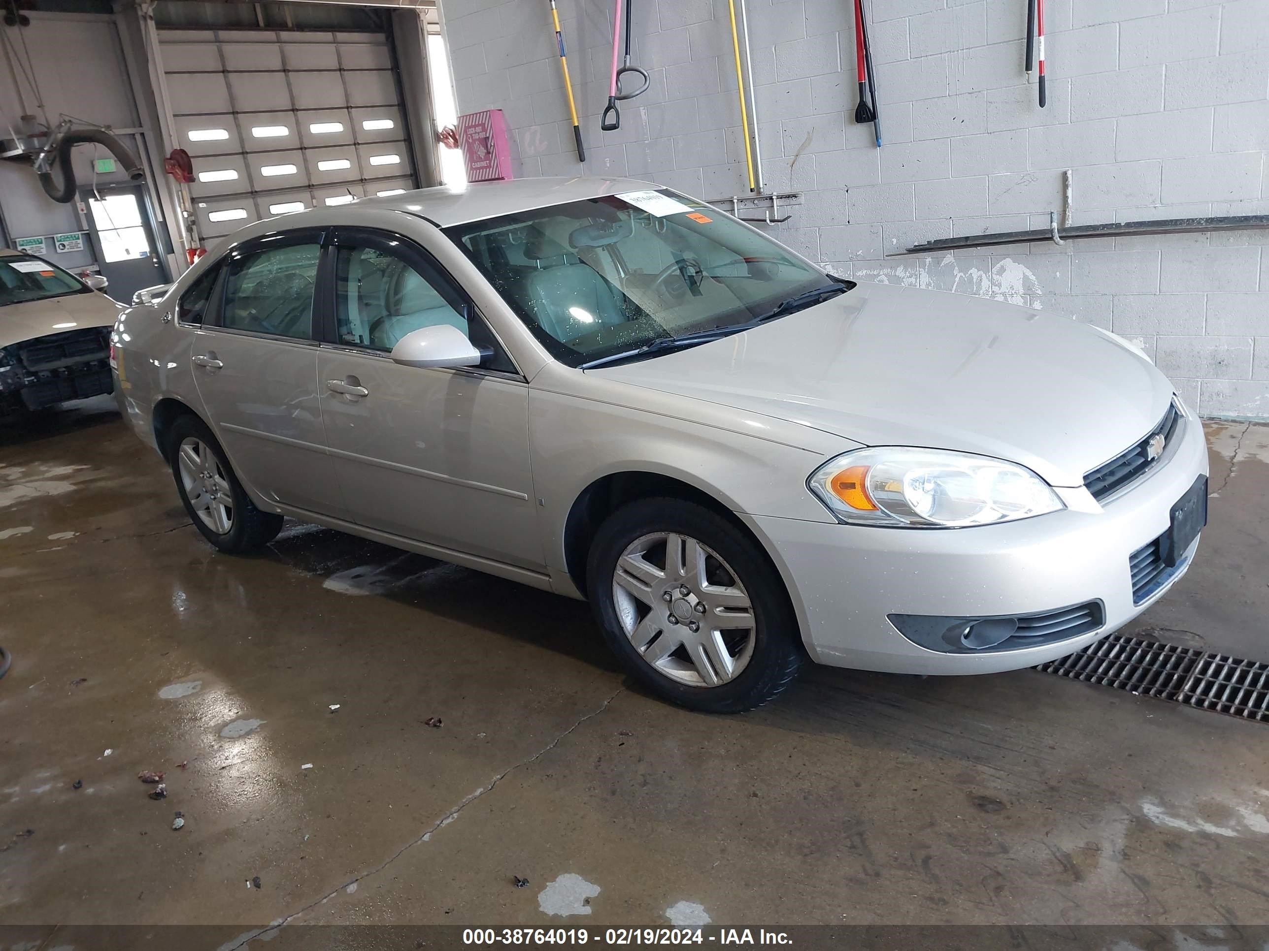 CHEVROLET IMPALA 2008 2g1wc583789279065