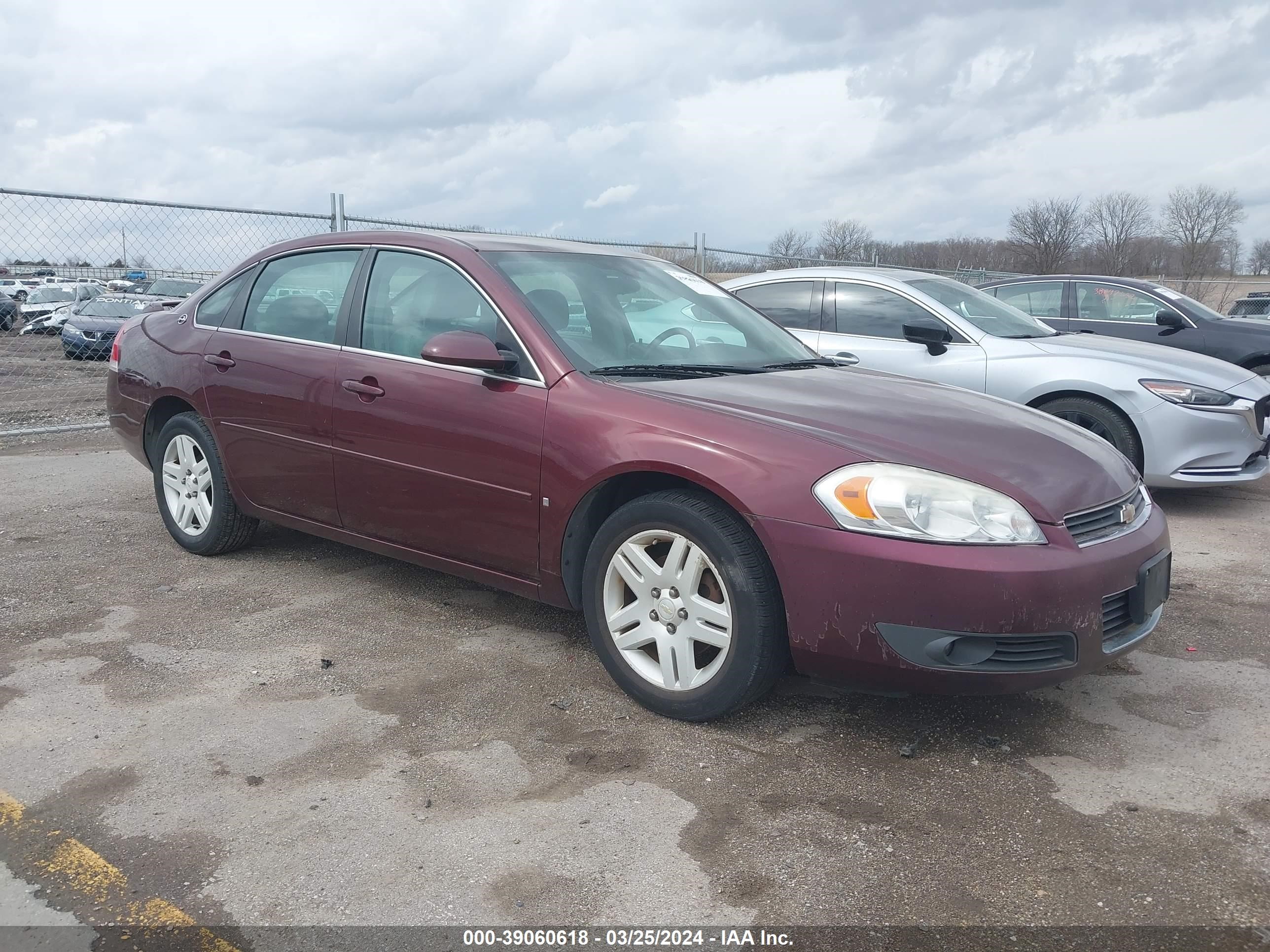 CHEVROLET IMPALA 2007 2g1wc58r679253771