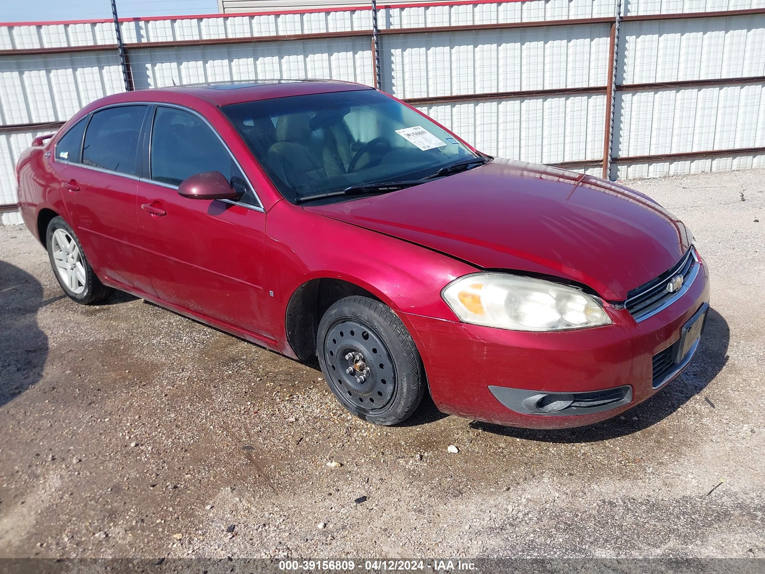 CHEVROLET IMPALA 2007 2g1wc58r879244232