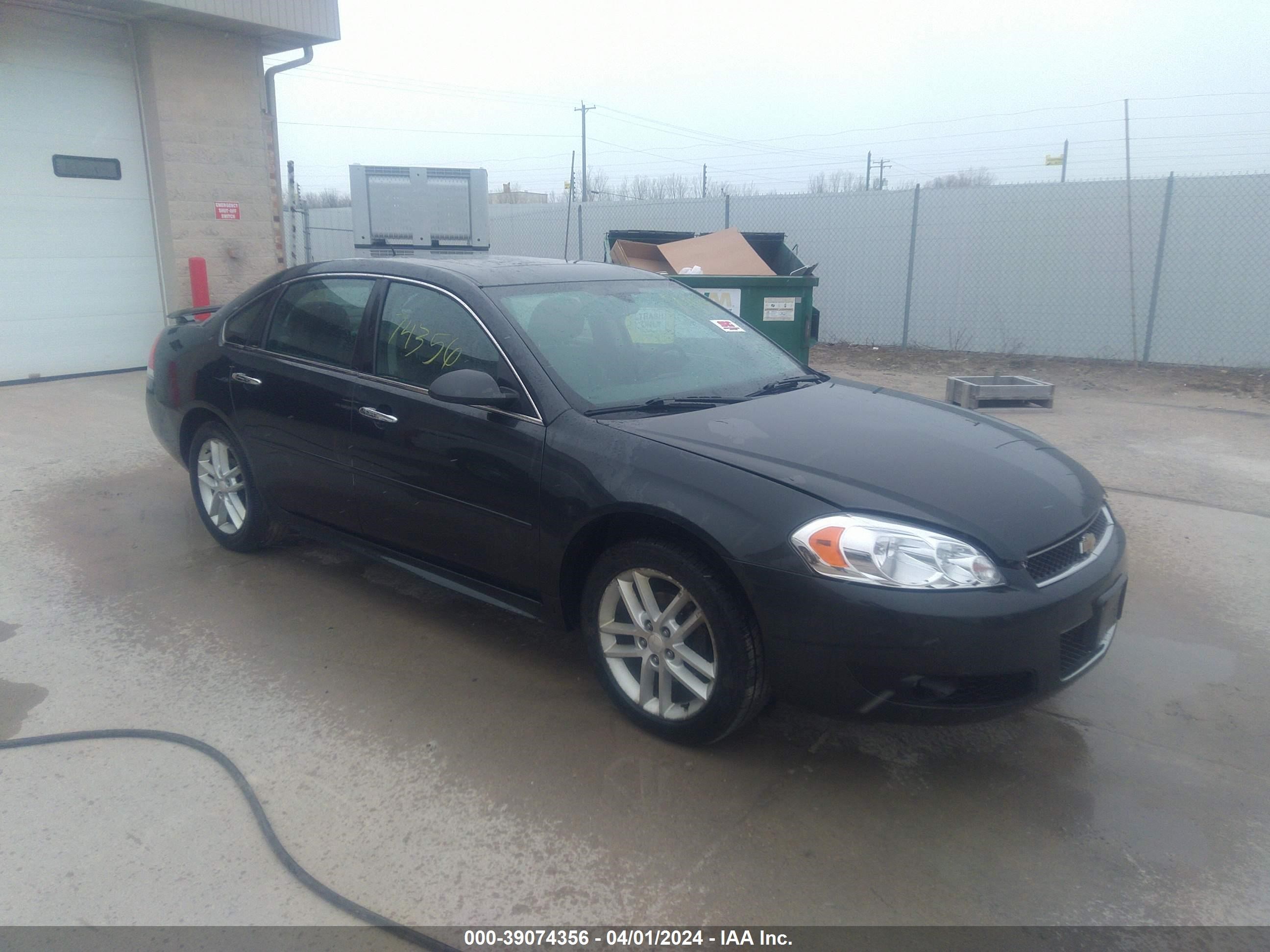 CHEVROLET IMPALA 2013 2g1wc5e33d1166758