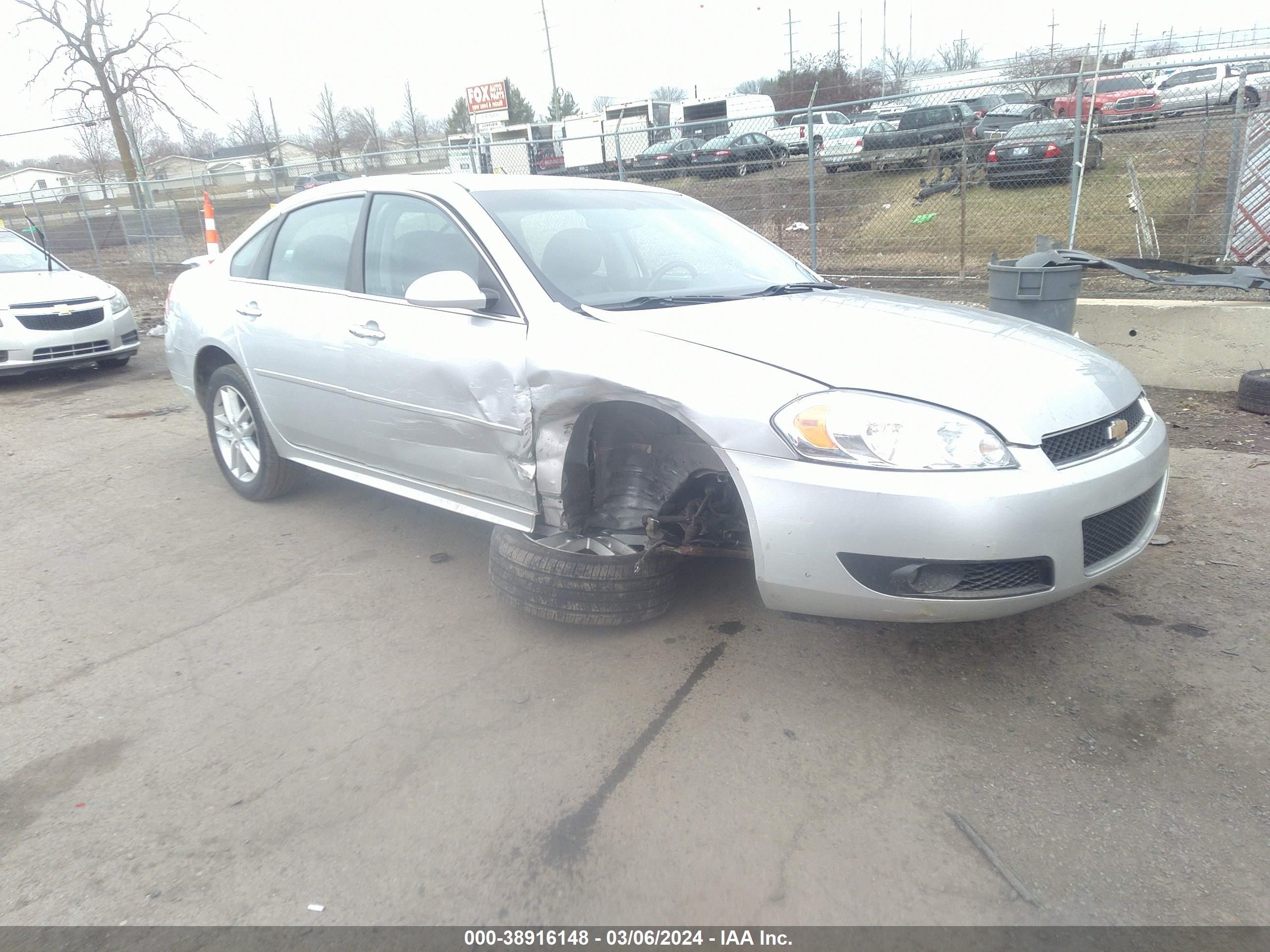 CHEVROLET IMPALA 2012 2g1wc5e34c1186709