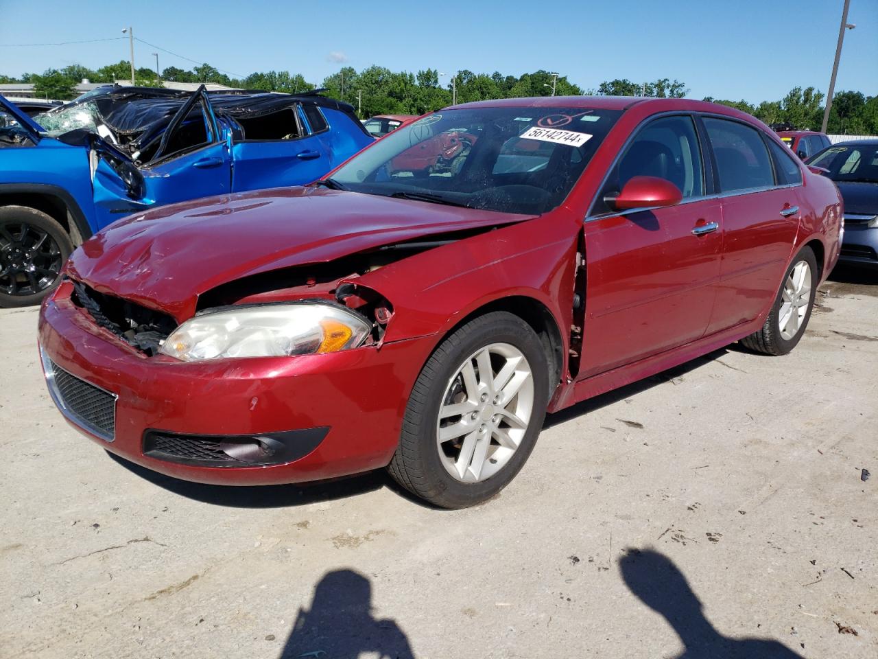 CHEVROLET IMPALA 2014 2g1wc5e37e1144327