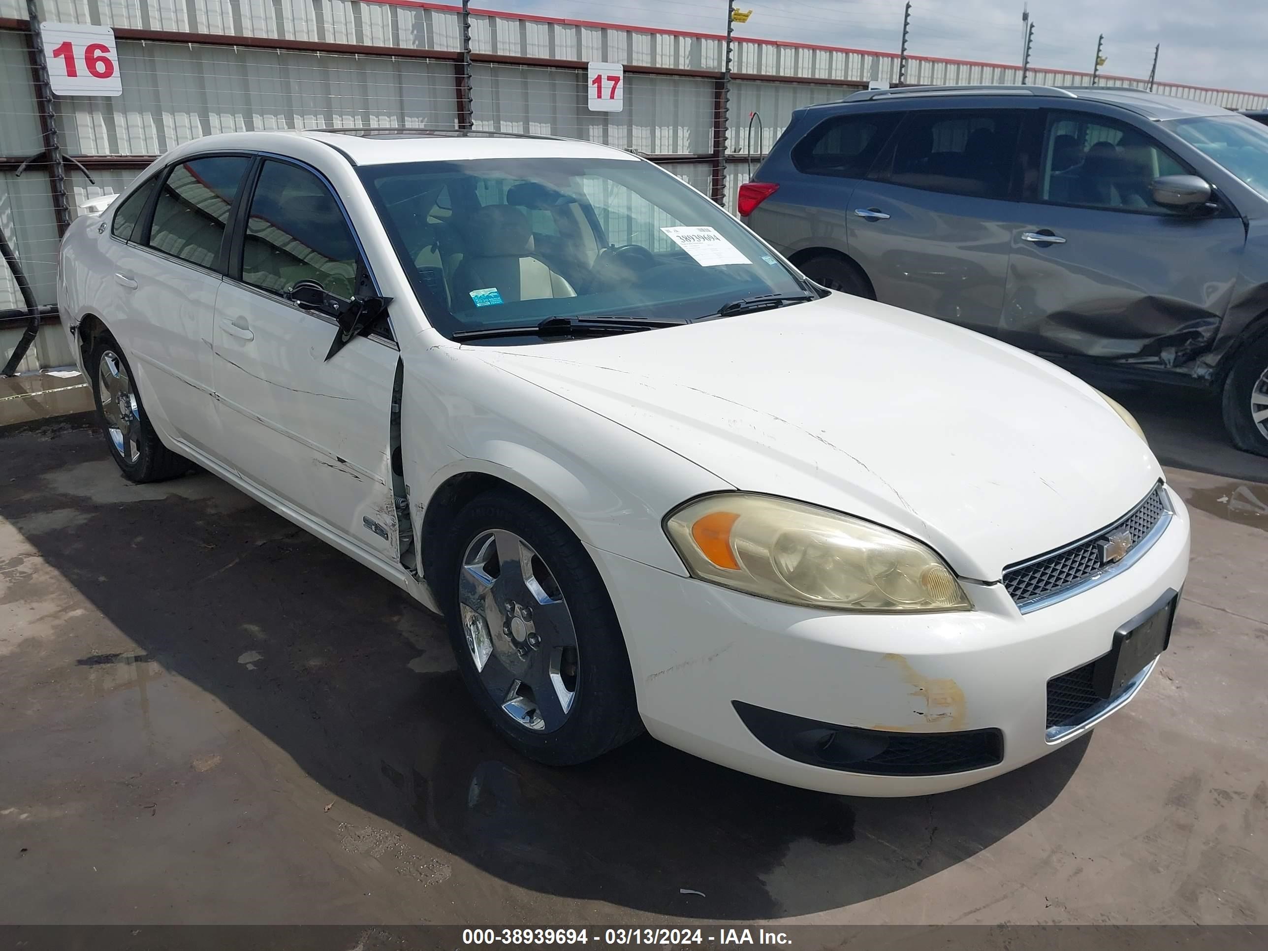 CHEVROLET IMPALA 2008 2g1wd58c189119387