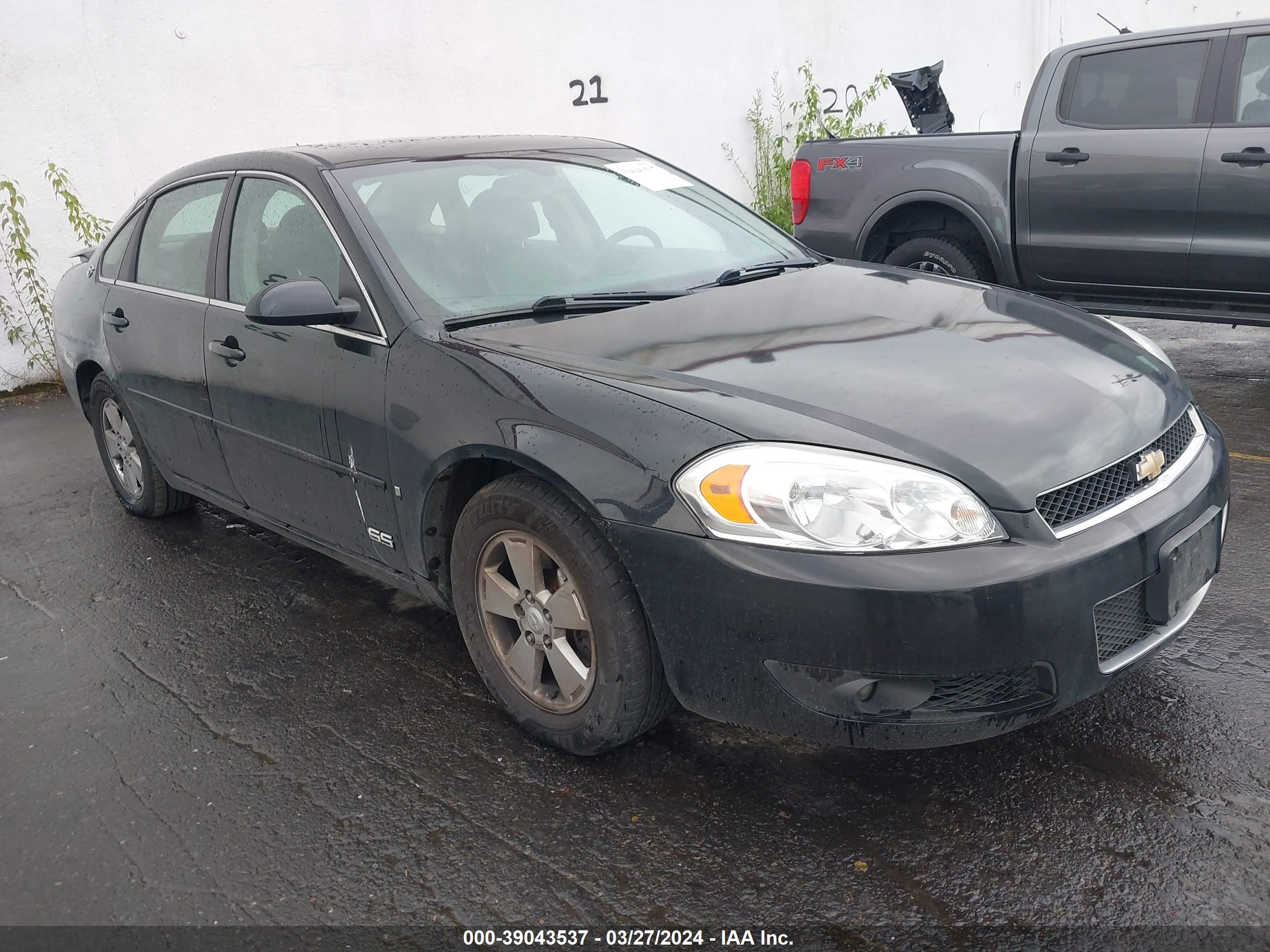 CHEVROLET IMPALA 2008 2g1wd58c189289345