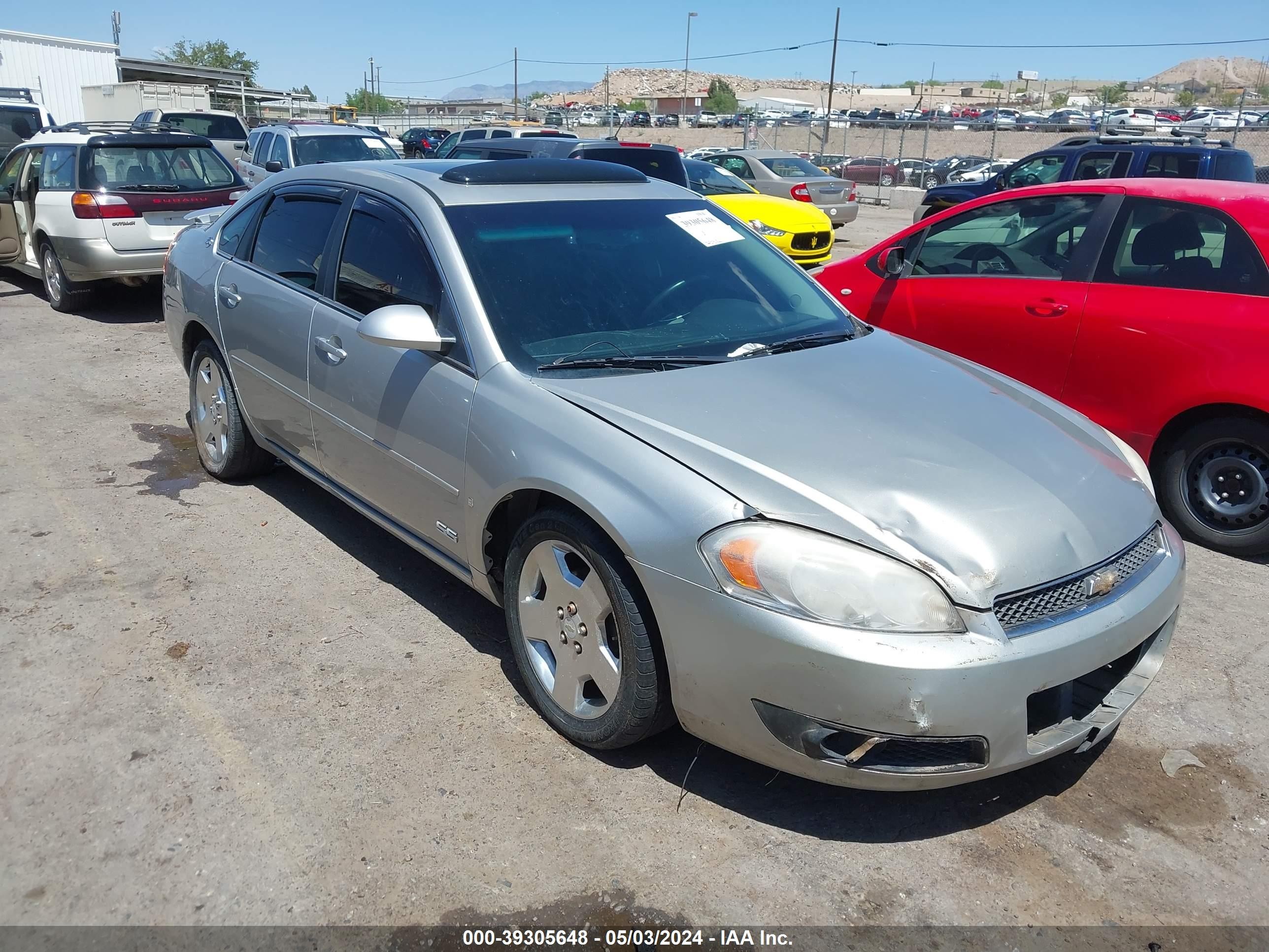 CHEVROLET IMPALA 2008 2g1wd58c281205175