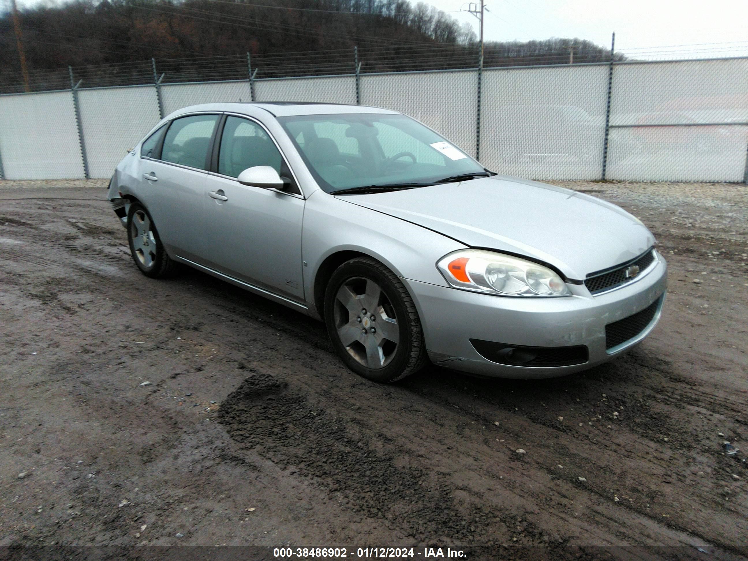 CHEVROLET IMPALA 2008 2g1wd58c389289072