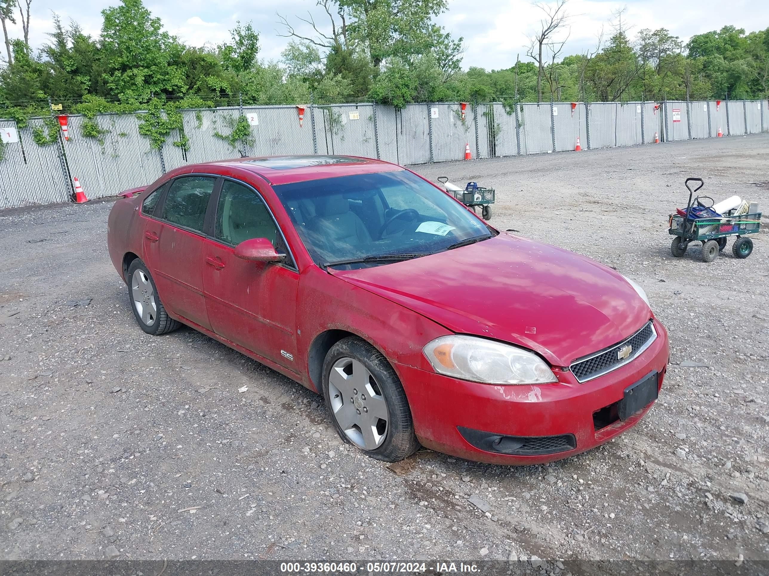 CHEVROLET IMPALA 2008 2g1wd58c489138645