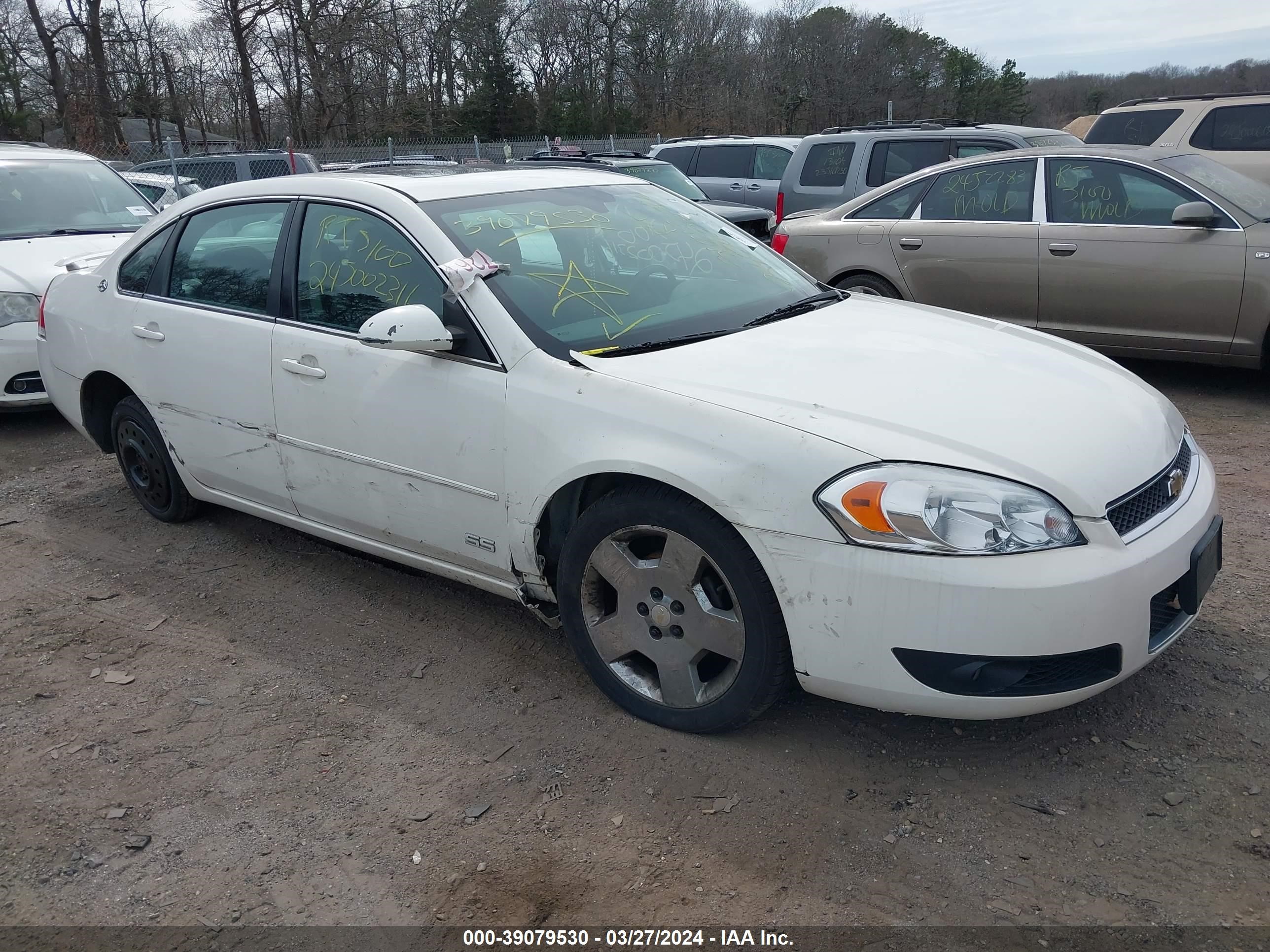 CHEVROLET IMPALA 2008 2g1wd58c489213635