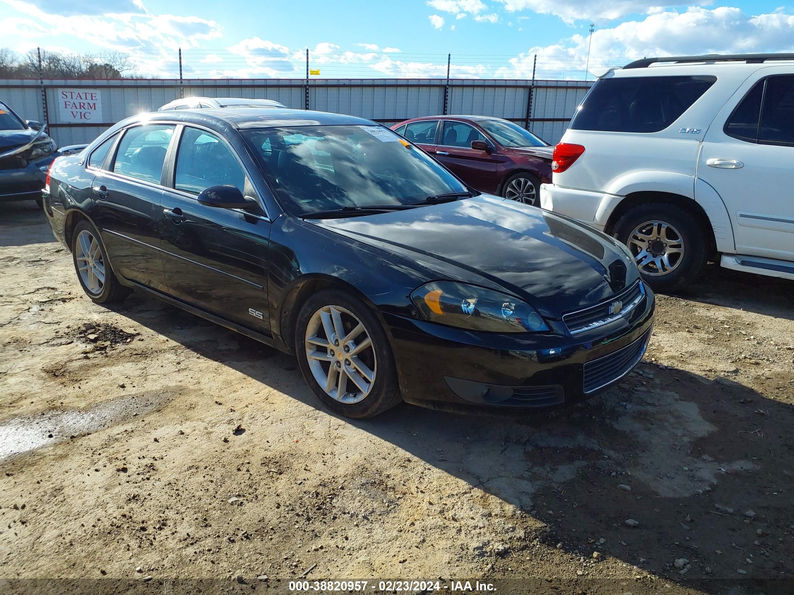 CHEVROLET IMPALA 2008 2g1wd58c681339848