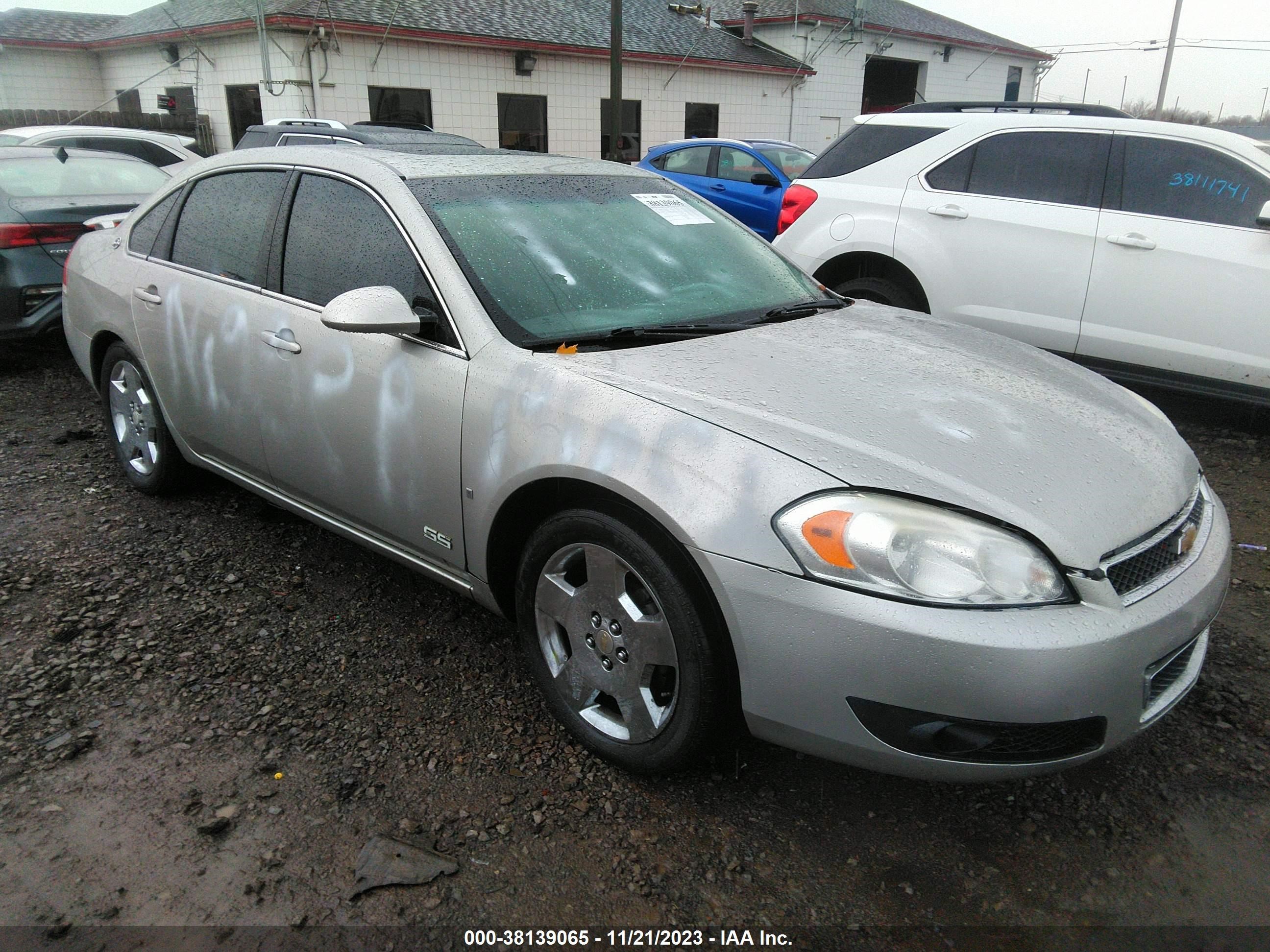 CHEVROLET IMPALA 2008 2g1wd58c689191797