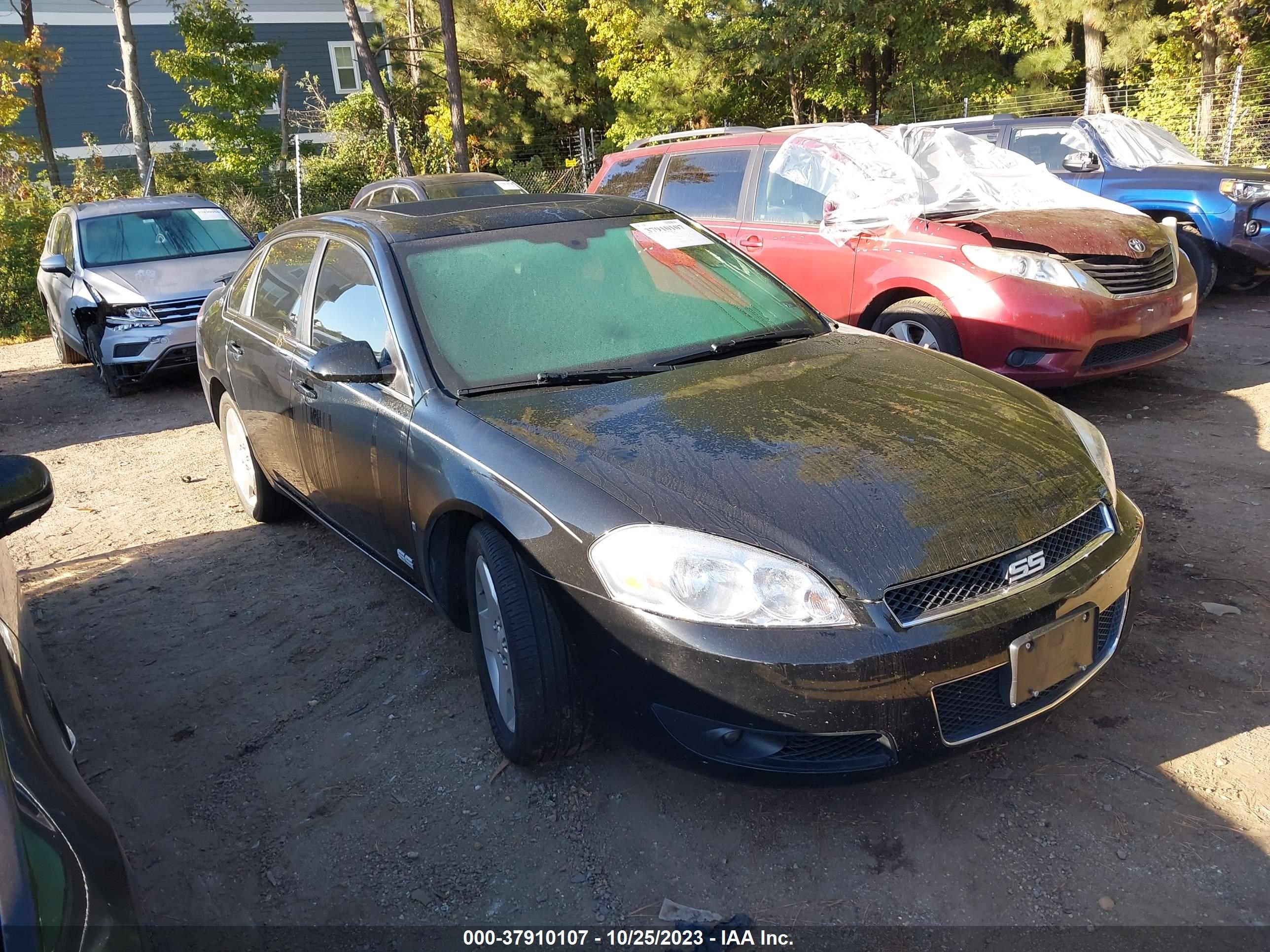 CHEVROLET IMPALA 2008 2g1wd58cx81351212