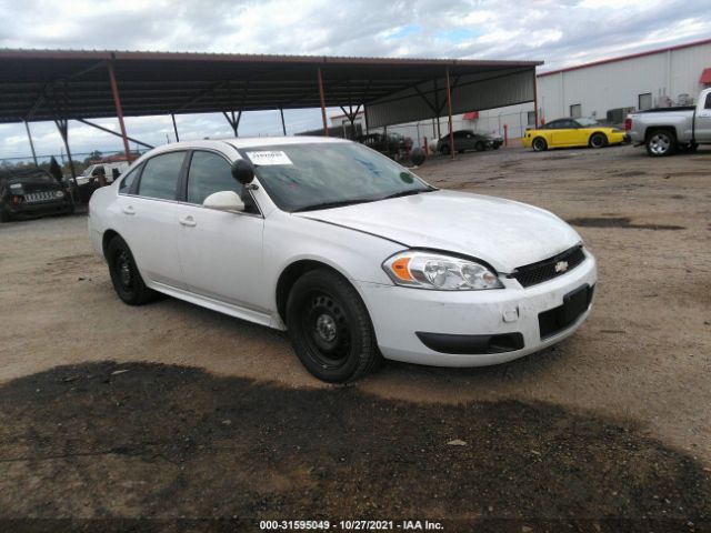 CHEVROLET IMPALA POLICE 2012 2g1wd5e33c1311969