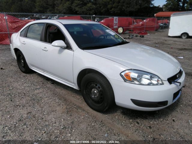 CHEVROLET IMPALA POLICE 2013 2g1wd5e33d1253718