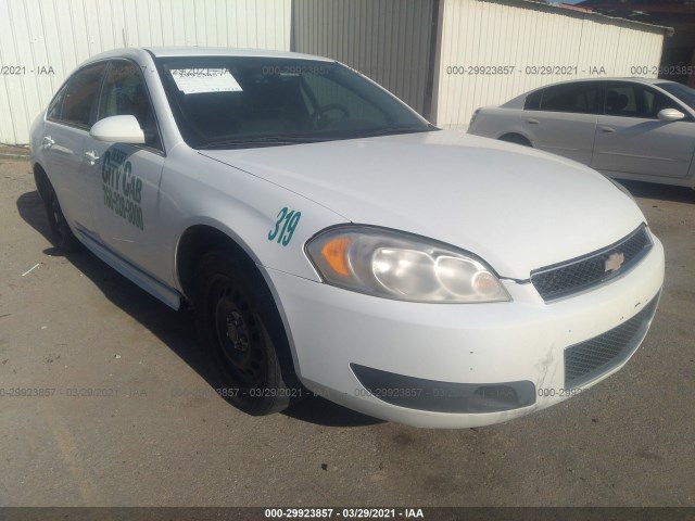 CHEVROLET IMPALA POLICE 2012 2g1wd5e36c1308077