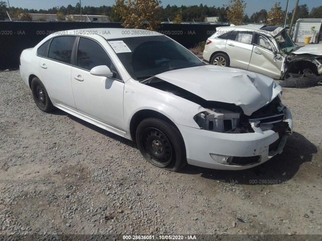 CHEVROLET IMPALA POLICE 2012 2g1wd5e38c1183244