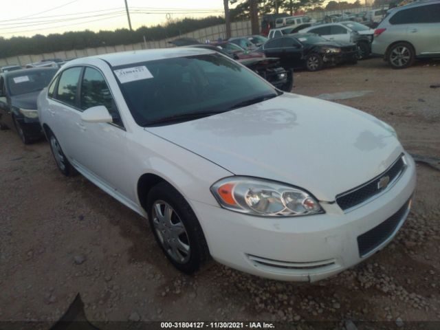 CHEVROLET IMPALA POLICE 2012 2g1wd5e38c1184278