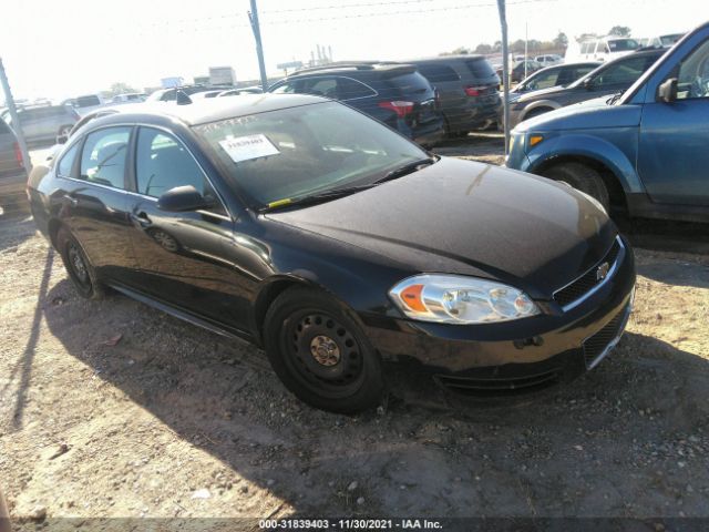 CHEVROLET IMPALA POLICE 2012 2g1wd5e3xc1154943