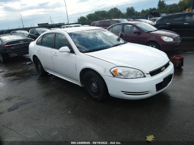 CHEVROLET IMPALA POLICE 2012 2g1wd5e3xc1183326