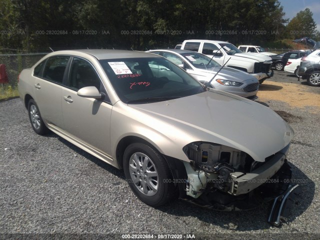 CHEVROLET IMPALA POLICE 2010 2g1wd5em1a1247534