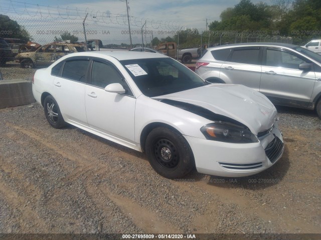 CHEVROLET IMPALA POLICE 2011 2g1wd5em2b1146696