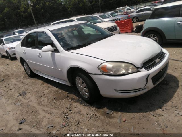 CHEVROLET IMPALA POLICE 2010 2g1wd5em3a1251178