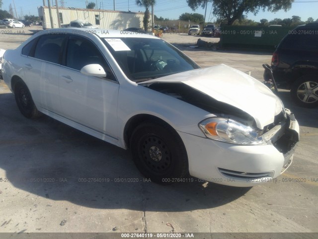 CHEVROLET IMPALA POLICE 2011 2g1wd5em5b1146479