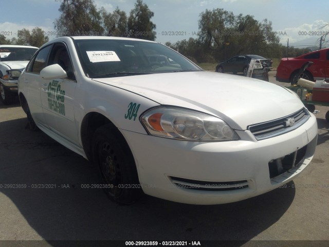 CHEVROLET IMPALA POLICE 2011 2g1wd5em5b1254052