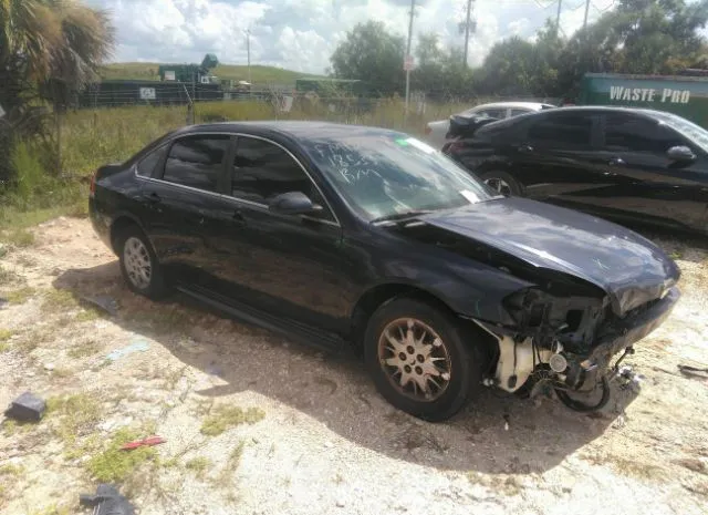 CHEVROLET IMPALA POLICE 2010 2g1wd5em6a1190537