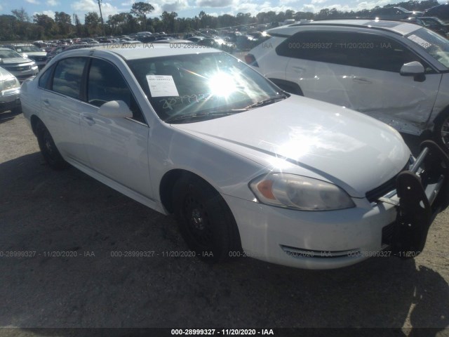 CHEVROLET IMPALA POLICE 2011 2g1wd5em8b1288423