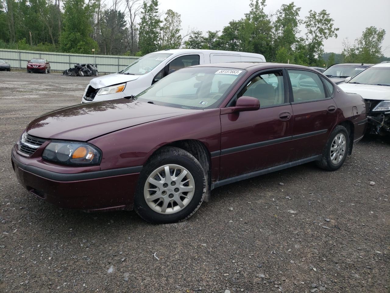 CHEVROLET IMPALA 2003 2g1wf52e039164611