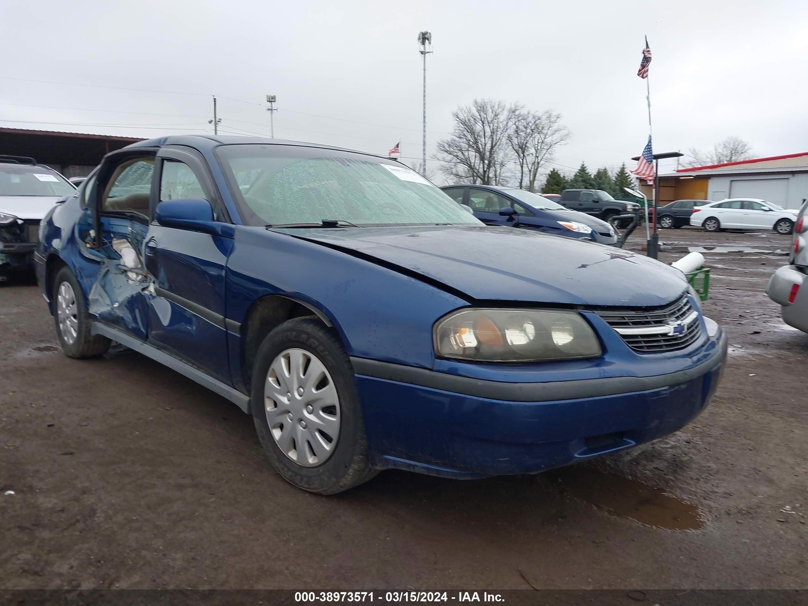 CHEVROLET IMPALA 2003 2g1wf52e039199469