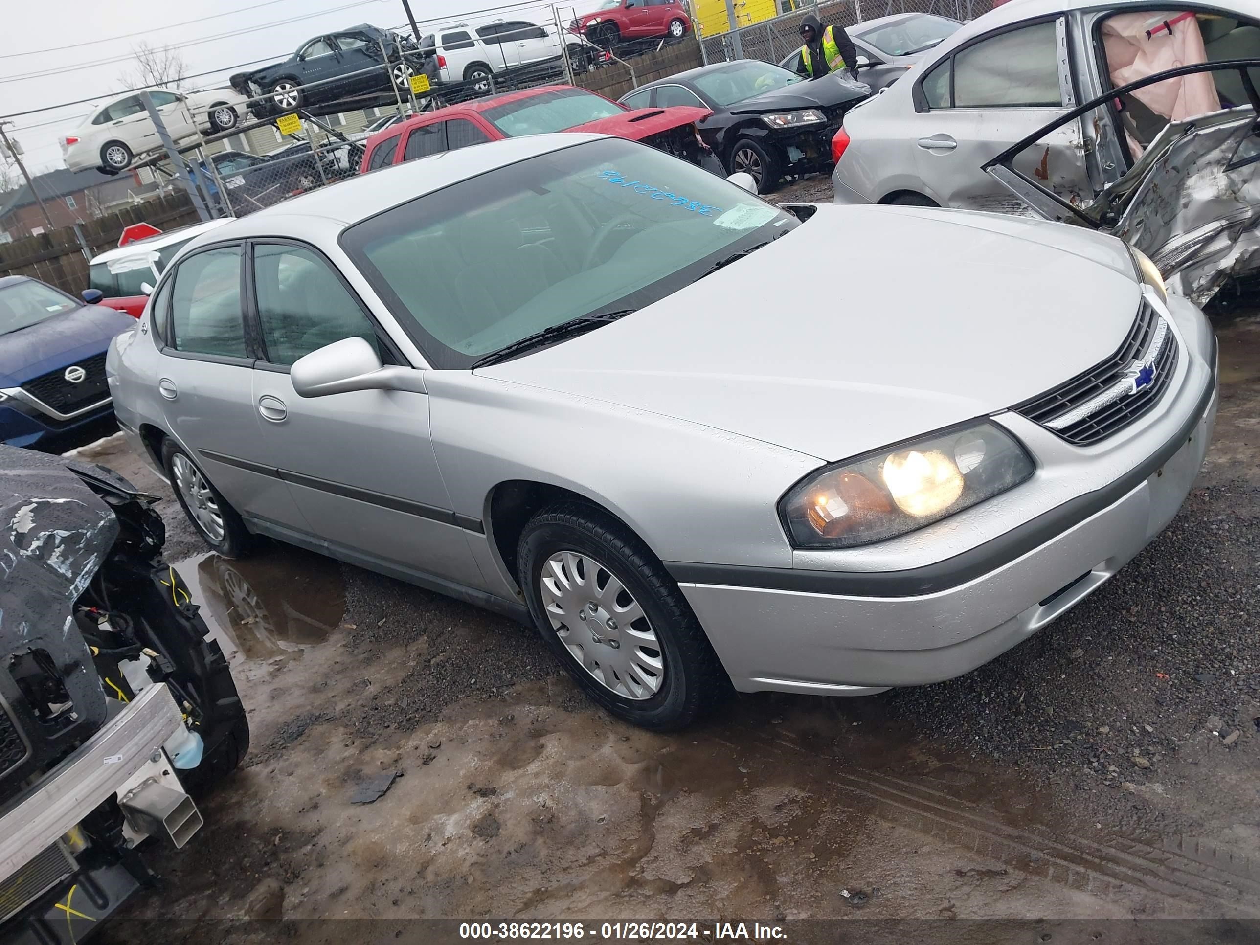 CHEVROLET IMPALA 2003 2g1wf52e039275790