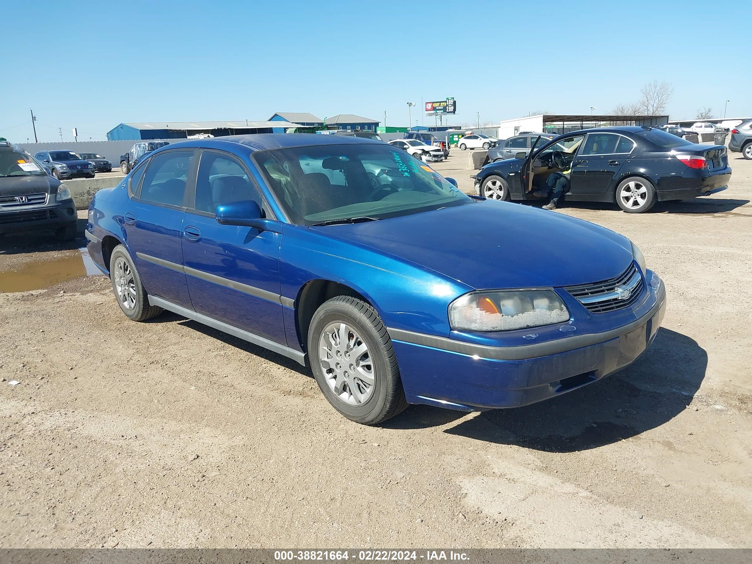 CHEVROLET IMPALA 2005 2g1wf52e059275842