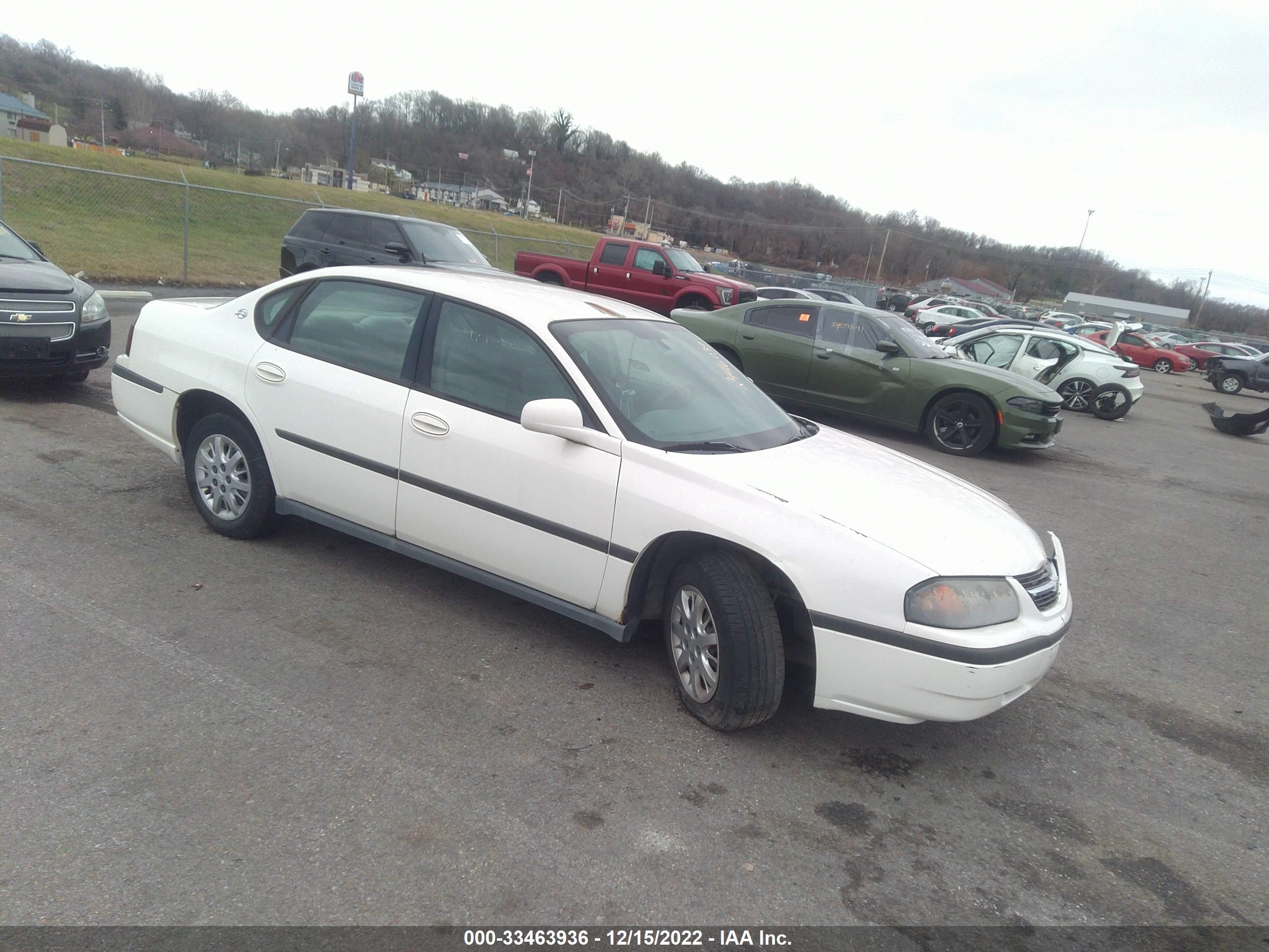 CHEVROLET IMPALA 2005 2g1wf52e059372183