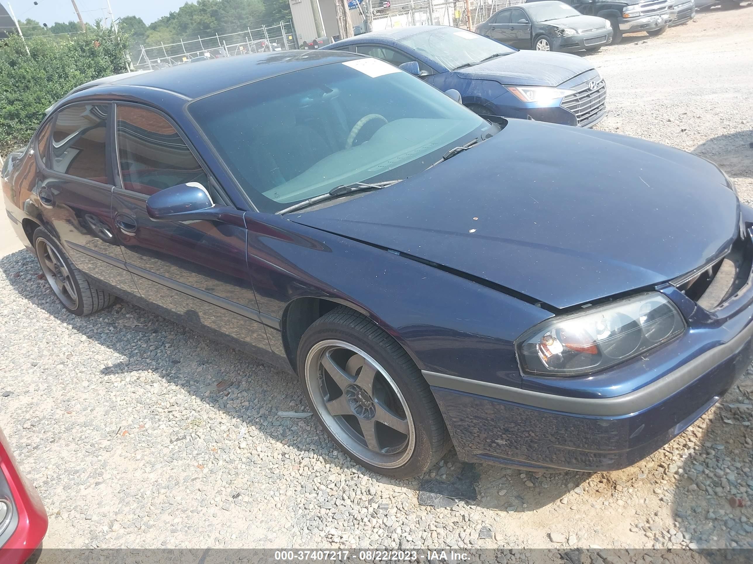 CHEVROLET IMPALA 2002 2g1wf52e129224054