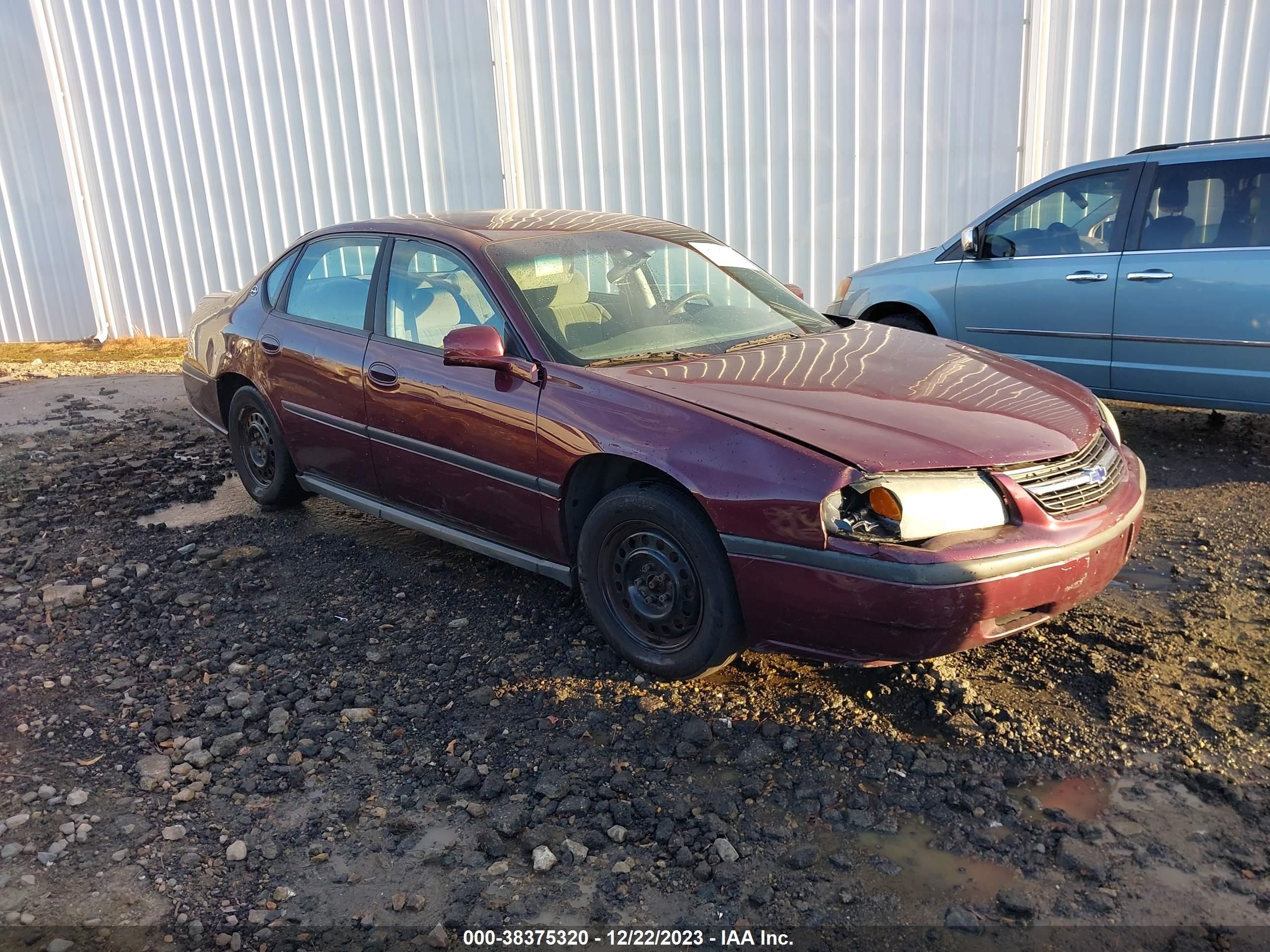 CHEVROLET IMPALA 2003 2g1wf52e239407769