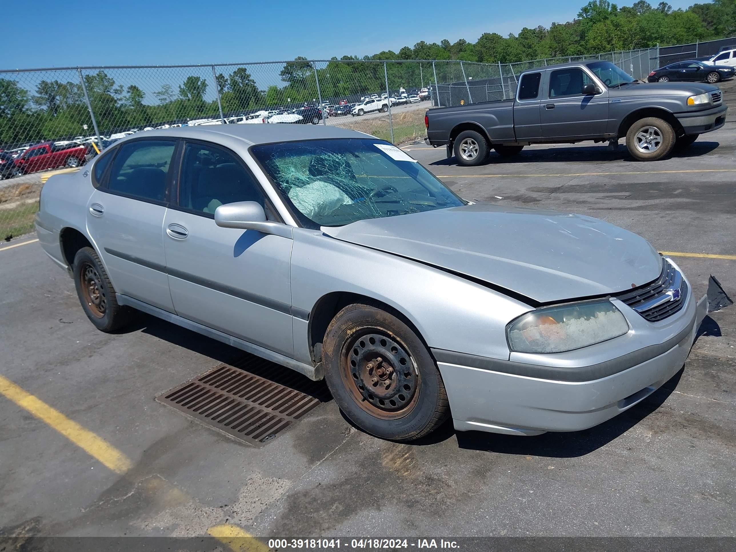 CHEVROLET IMPALA 2003 2g1wf52e239417413