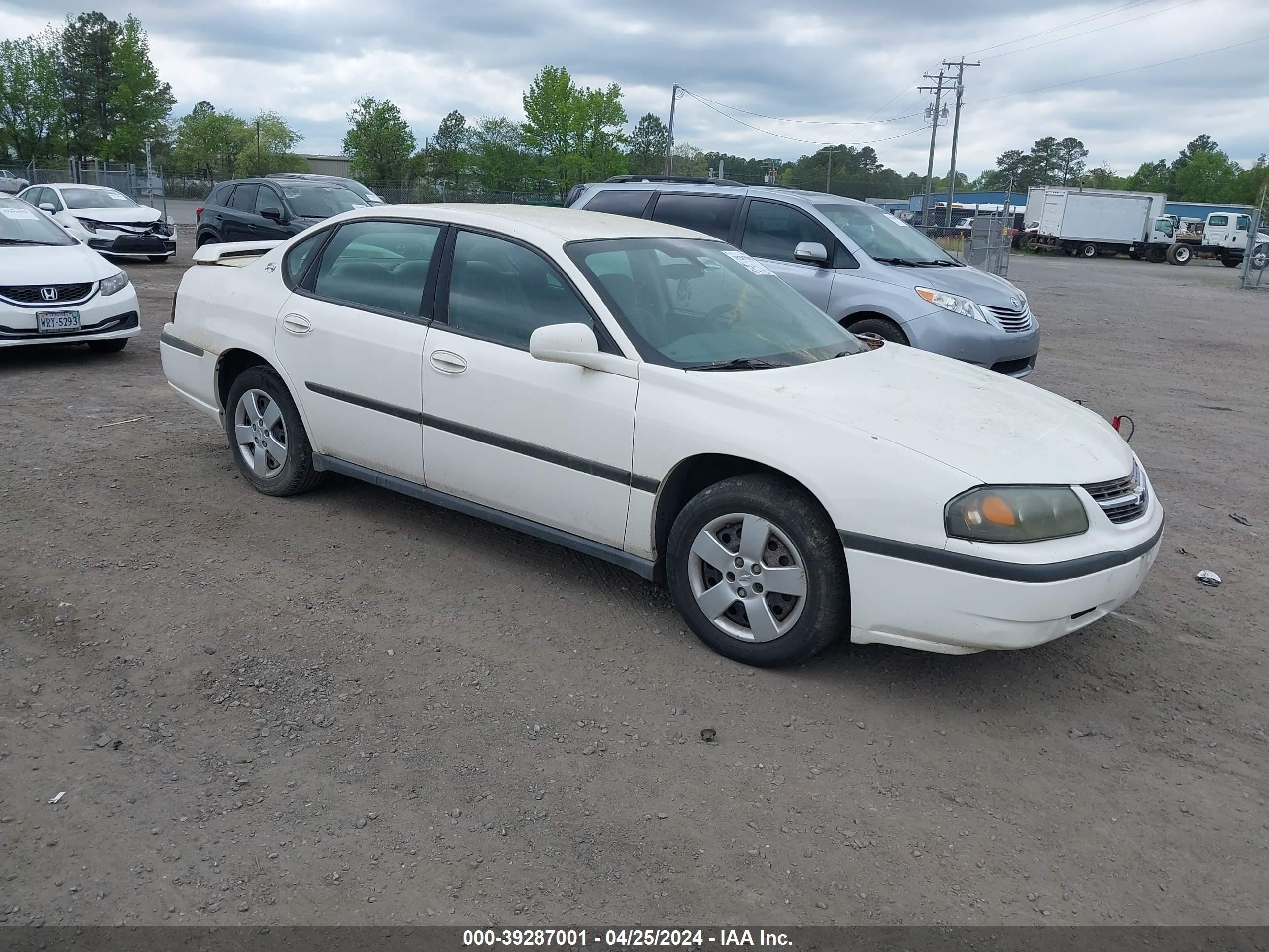 CHEVROLET IMPALA 2004 2g1wf52e249225944