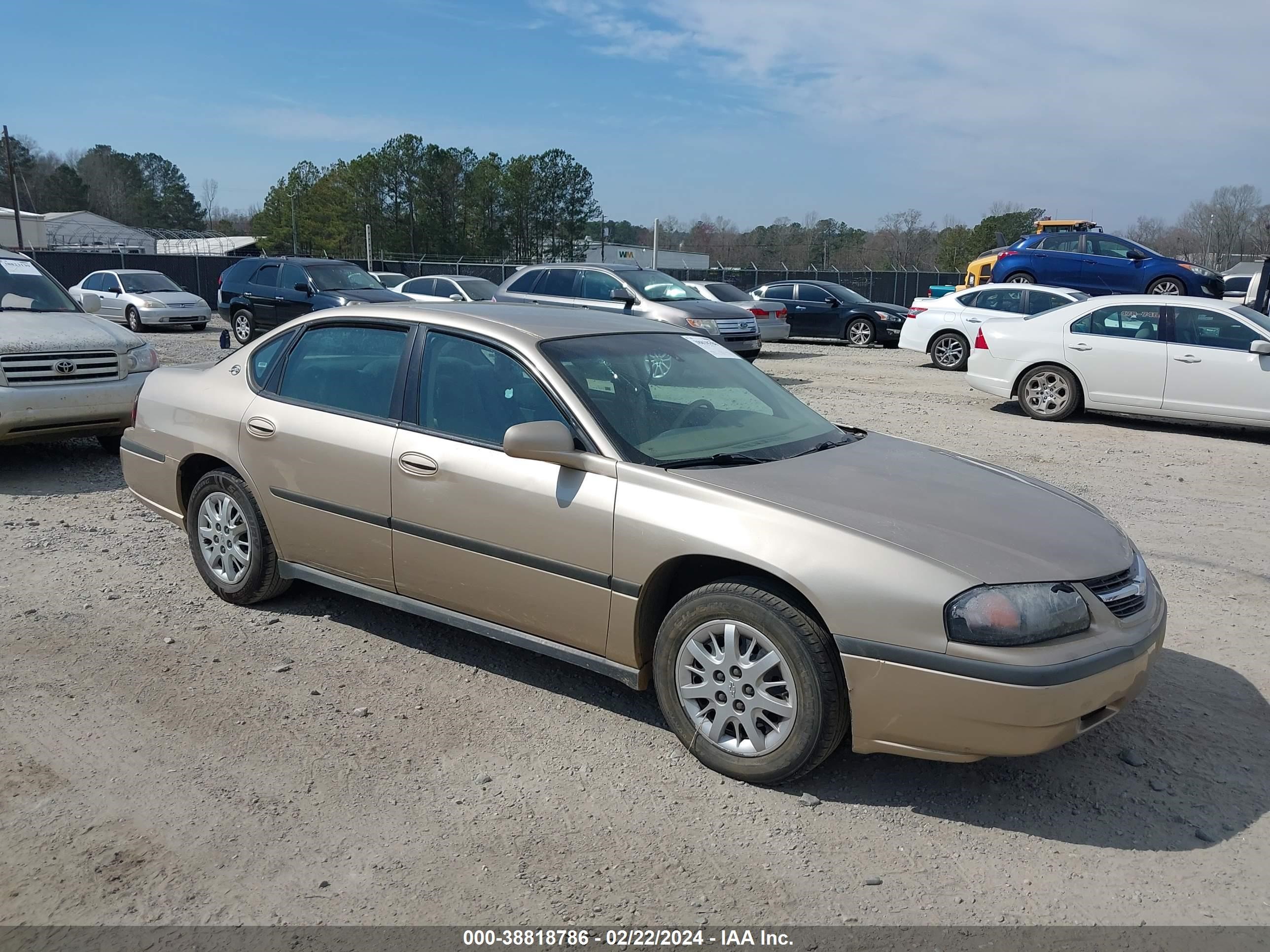 CHEVROLET IMPALA 2005 2g1wf52e259295588