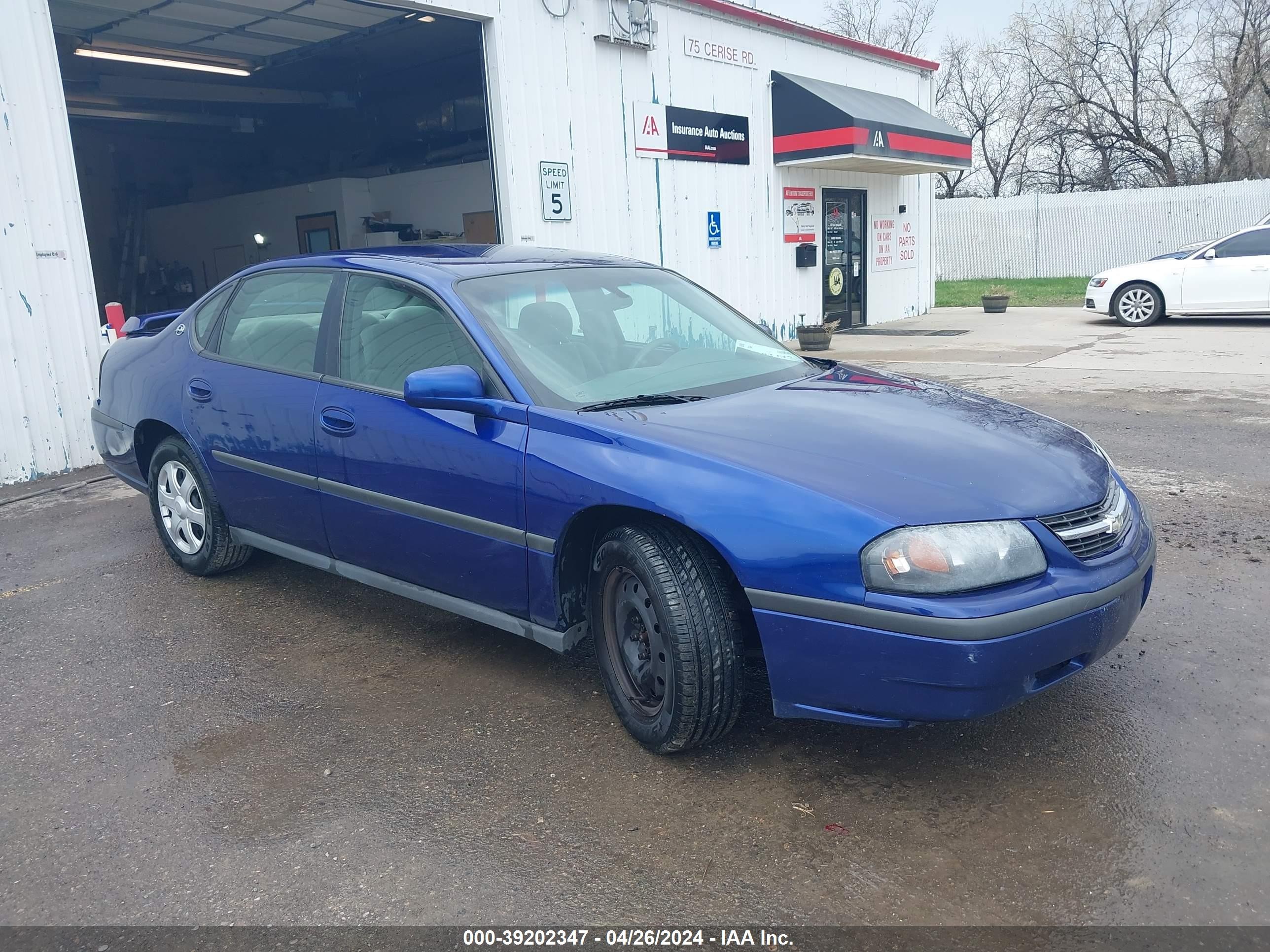 CHEVROLET IMPALA 2005 2g1wf52e259345311