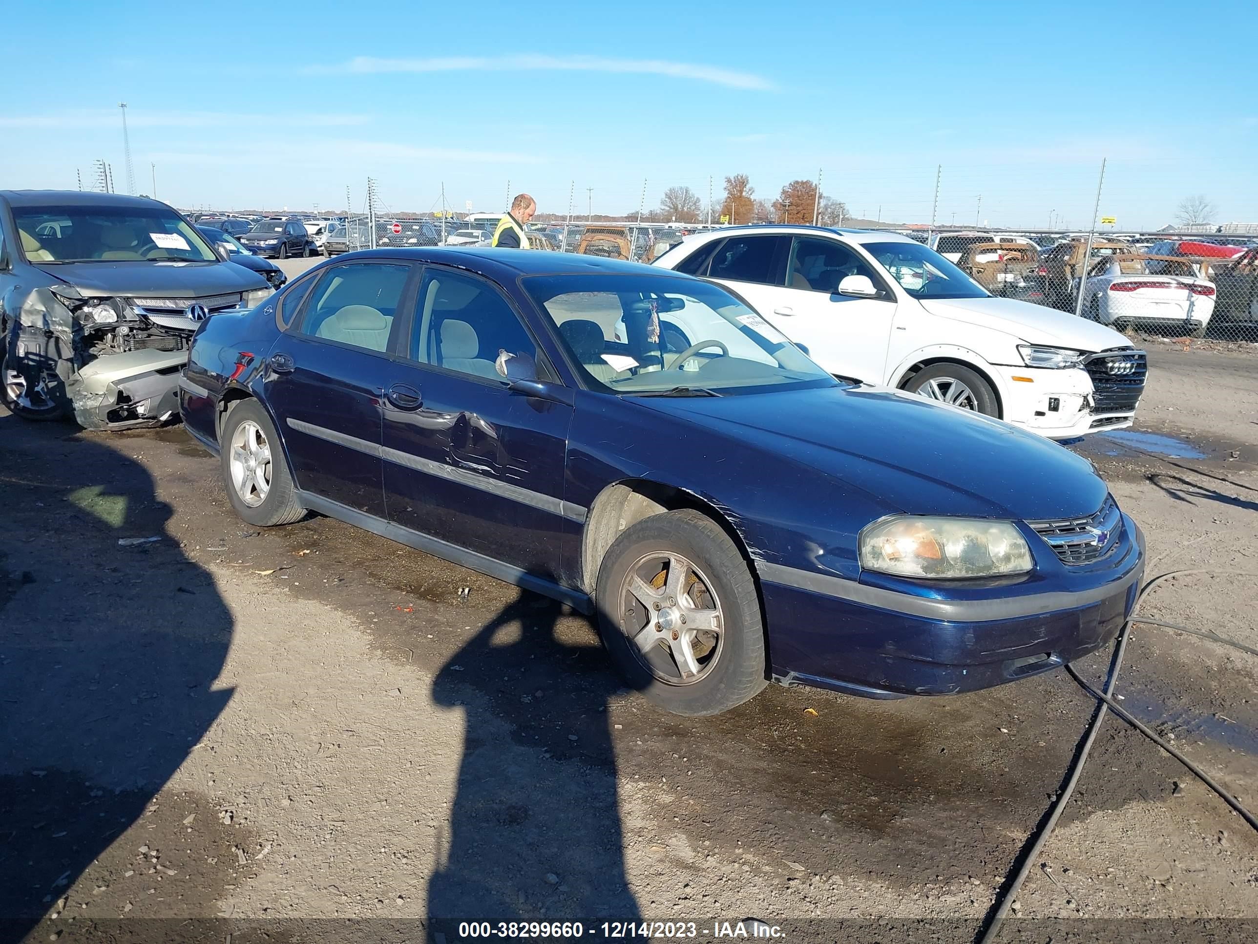 CHEVROLET IMPALA 2002 2g1wf52e329351601