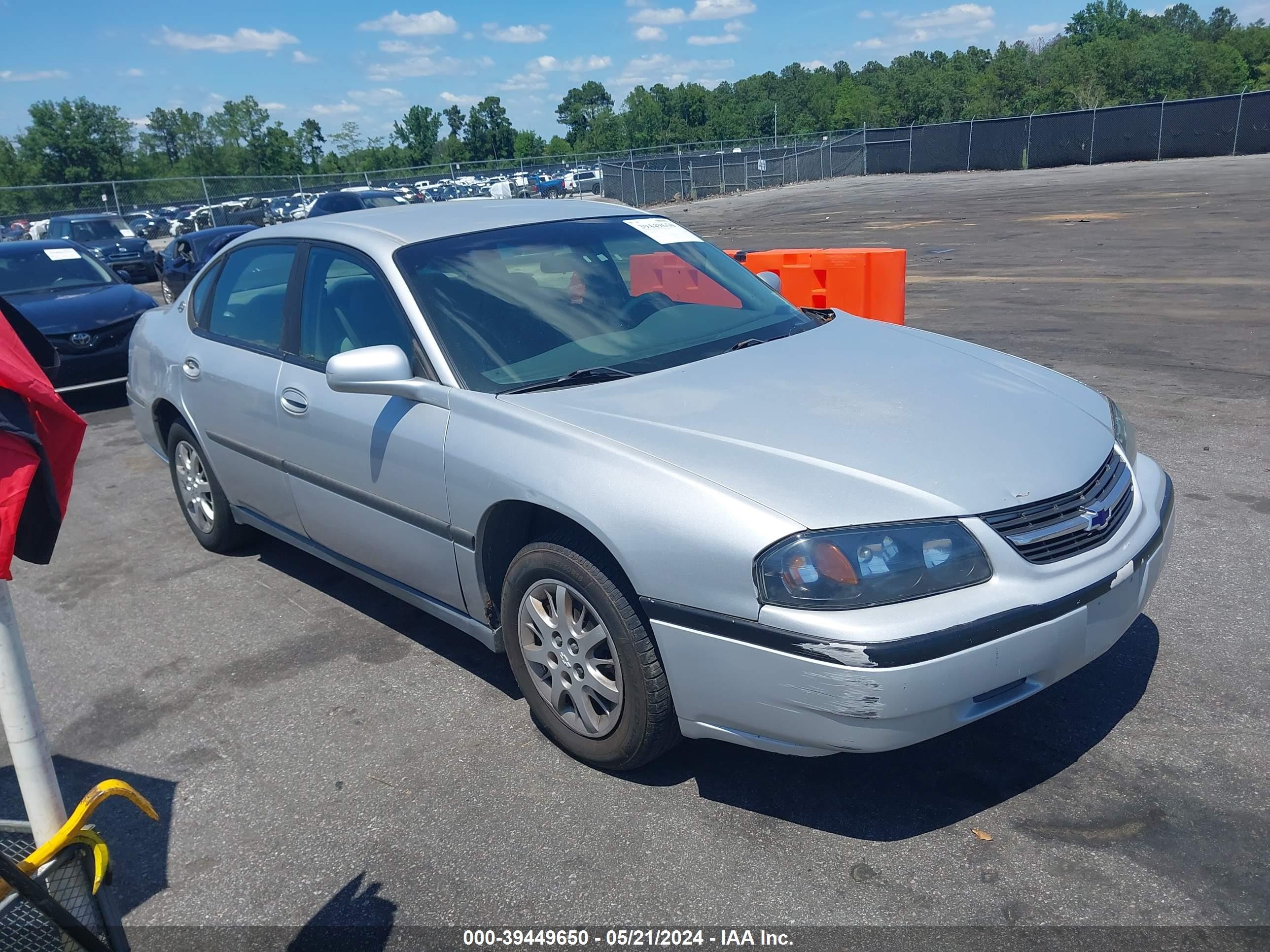 CHEVROLET IMPALA 2003 2g1wf52e339147513