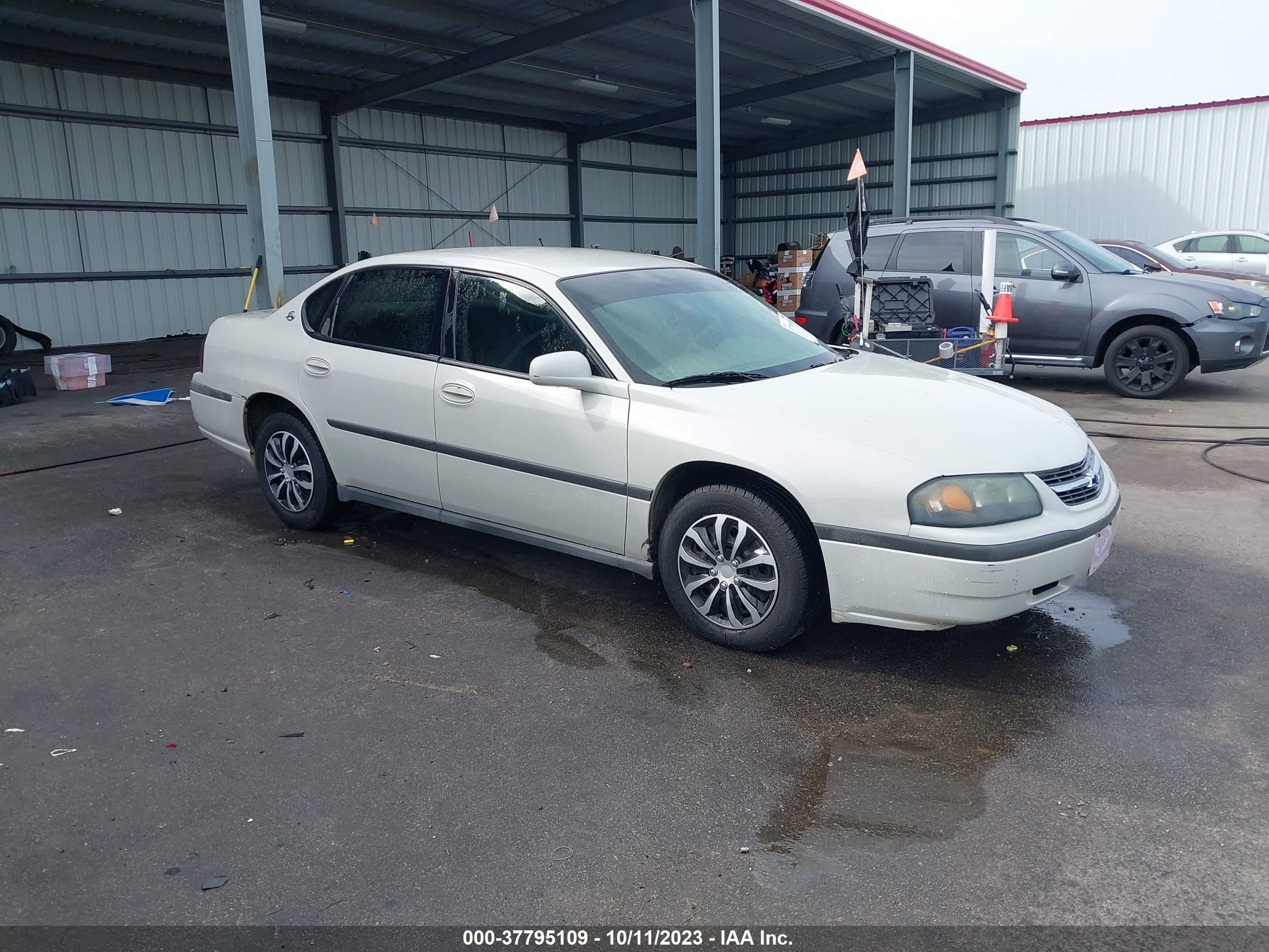 CHEVROLET IMPALA 2003 2g1wf52e339413841