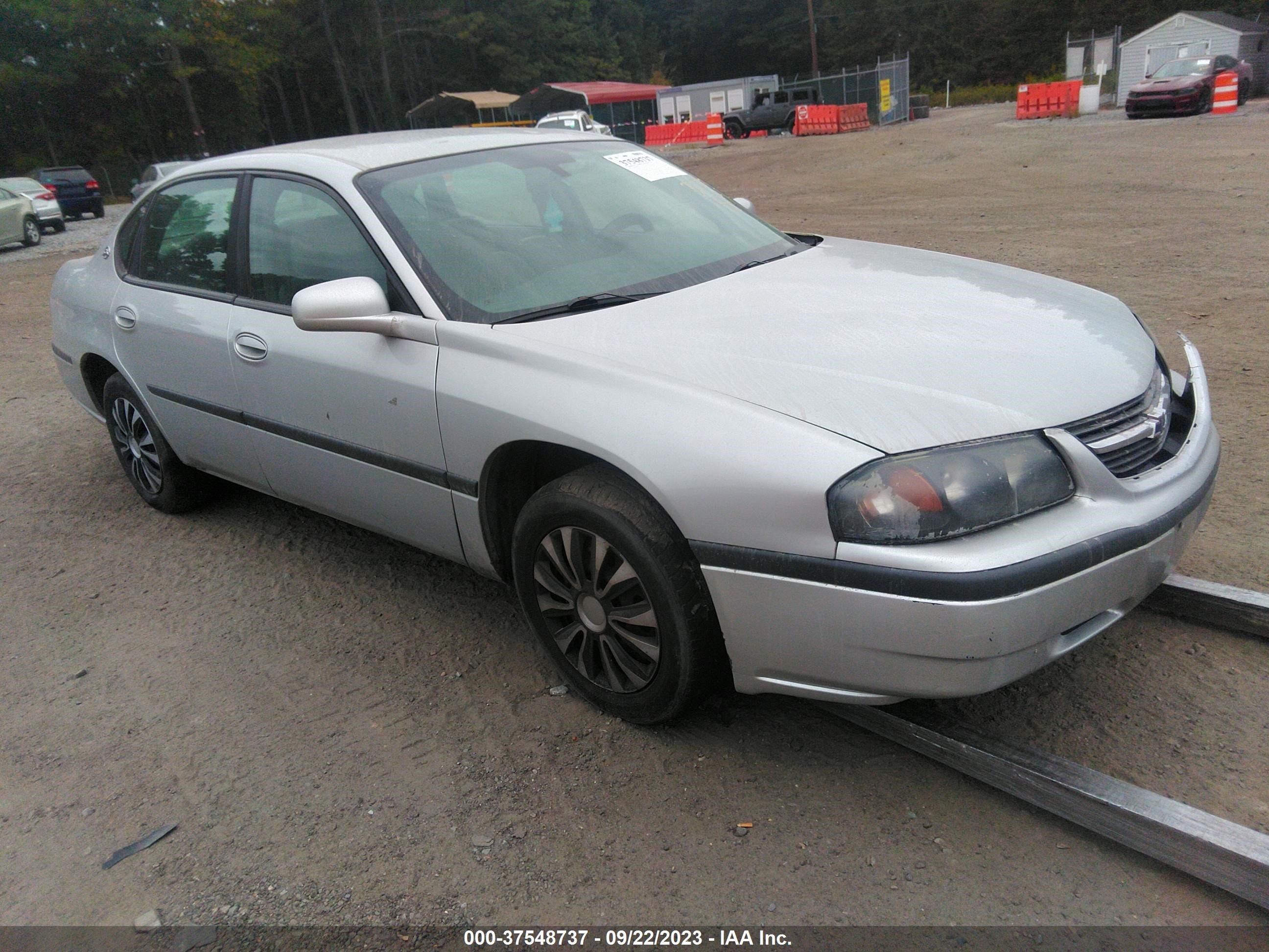 CHEVROLET IMPALA 2004 2g1wf52e349213799